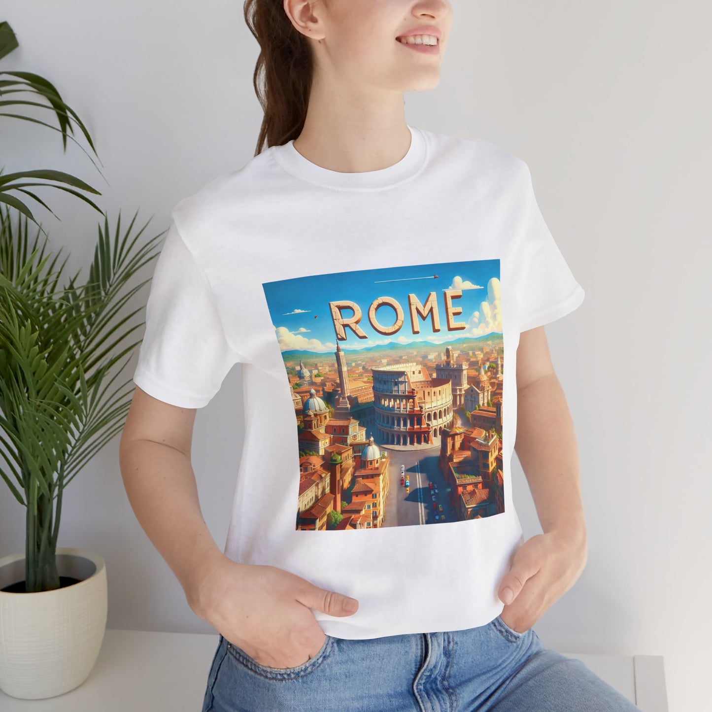 Rome Disney Pixar Style Jersey Short Sleeve Tee