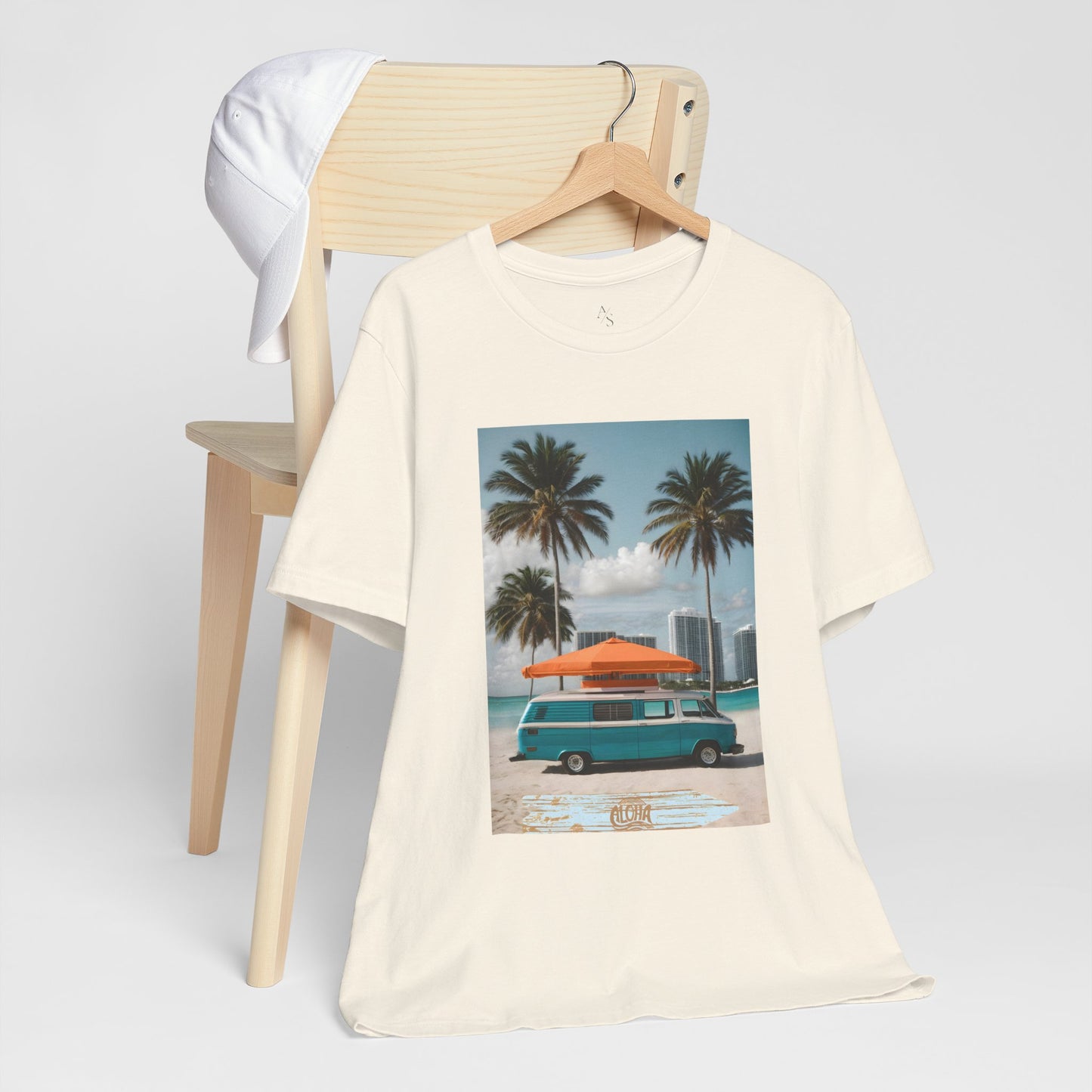 Vintage Van Miami Beach Jersey Short Sleeve Tee