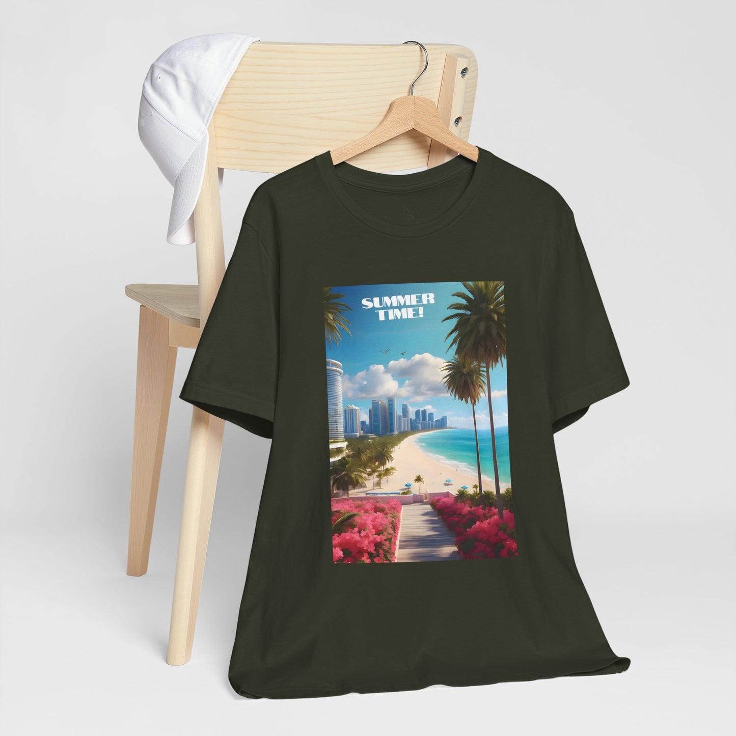 Summer Time Jersey Short Sleeve Tee