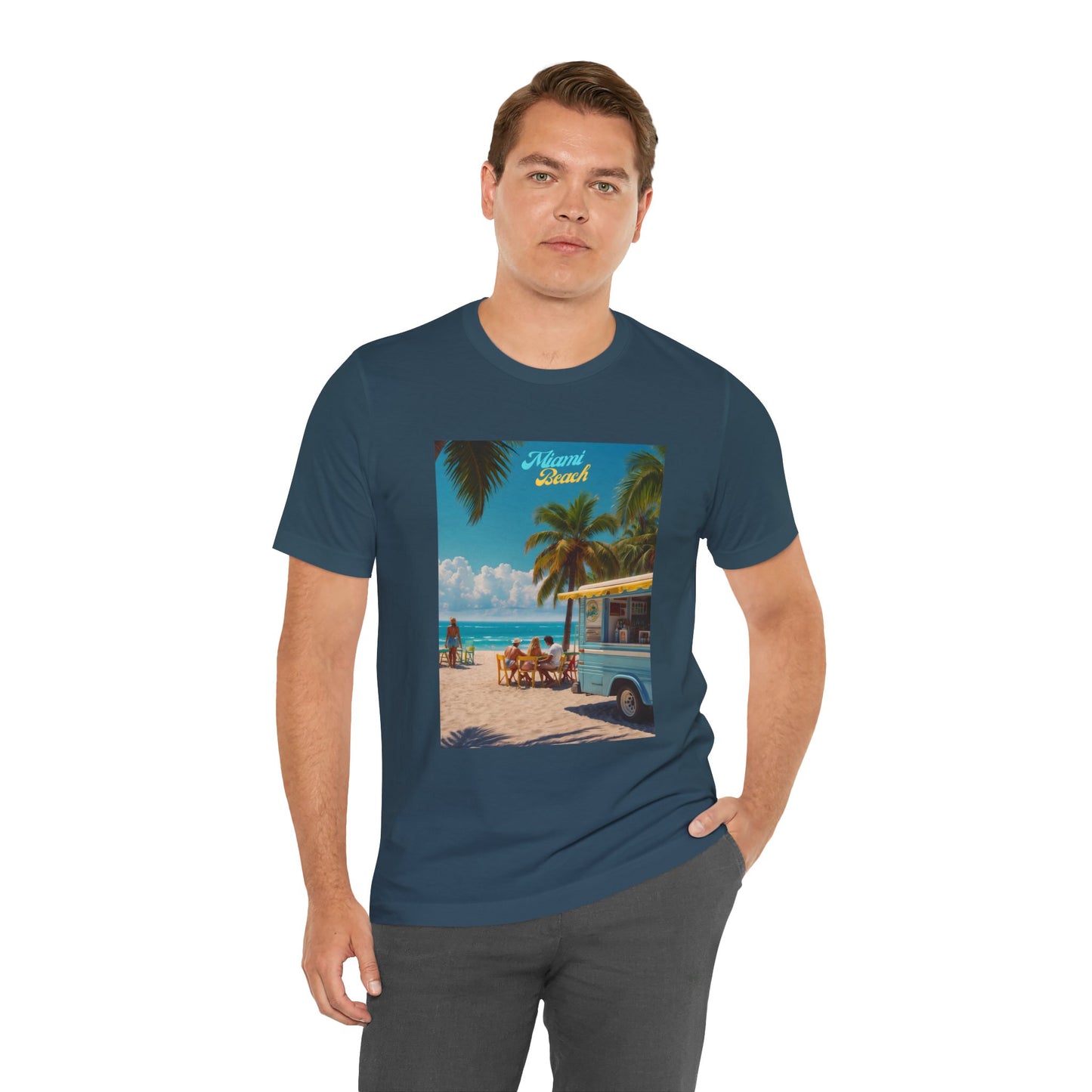 Miami Beach Retrosense Jersey Short Sleeve Tee