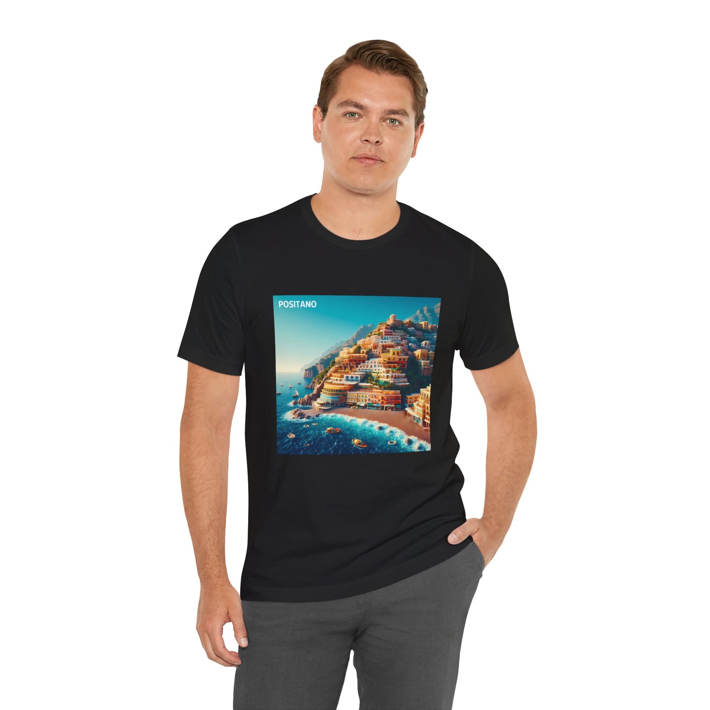 Positano Disney Pixar Style Jersey Short Sleeve Tee