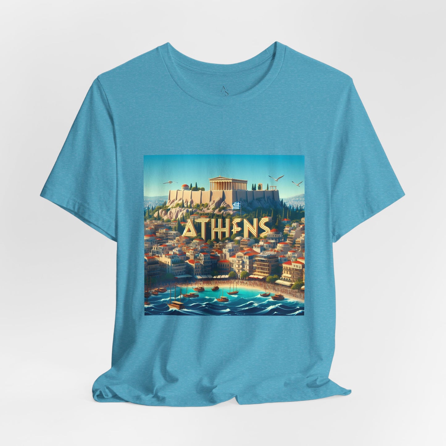 Athens Disney Pixar Style Jersey Short Sleeve Tee