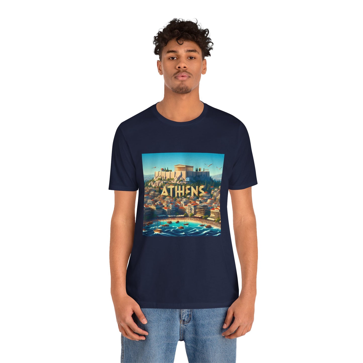 Athens Disney Pixar Style Jersey Short Sleeve Tee