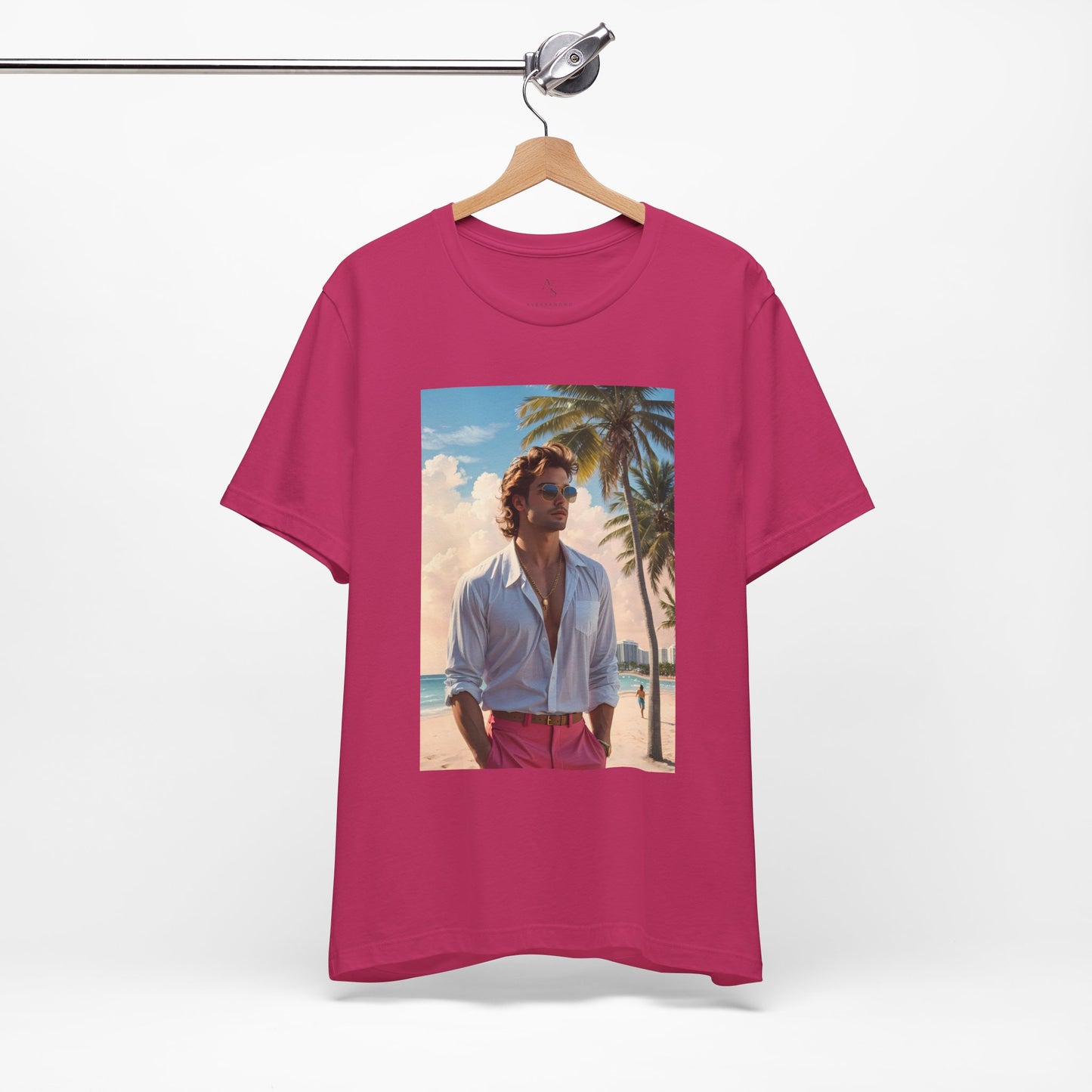 Walking On The Beach Jersey Short Sleeve Tee