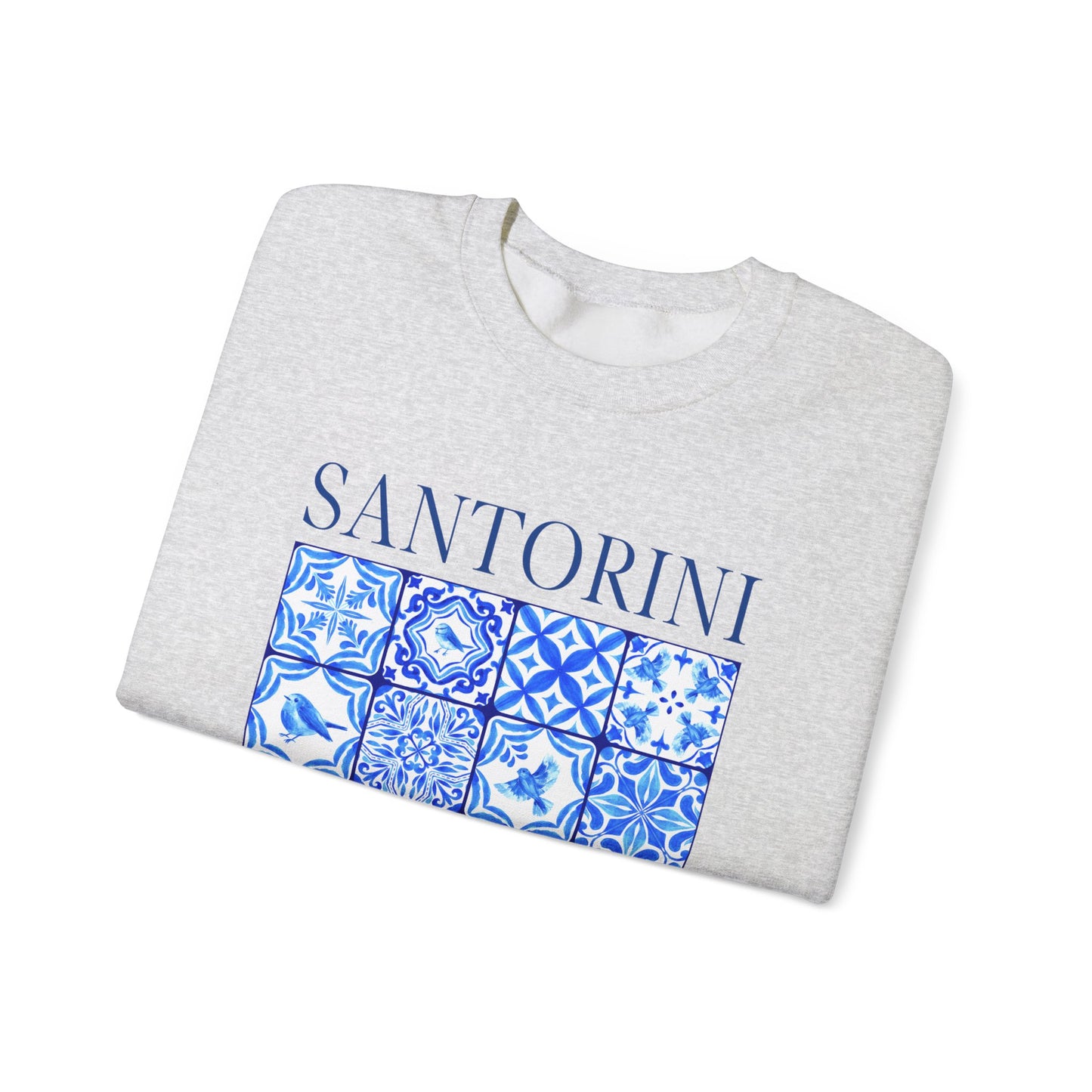 Santorini Vintage Mosaic Graphic Sweatshirt