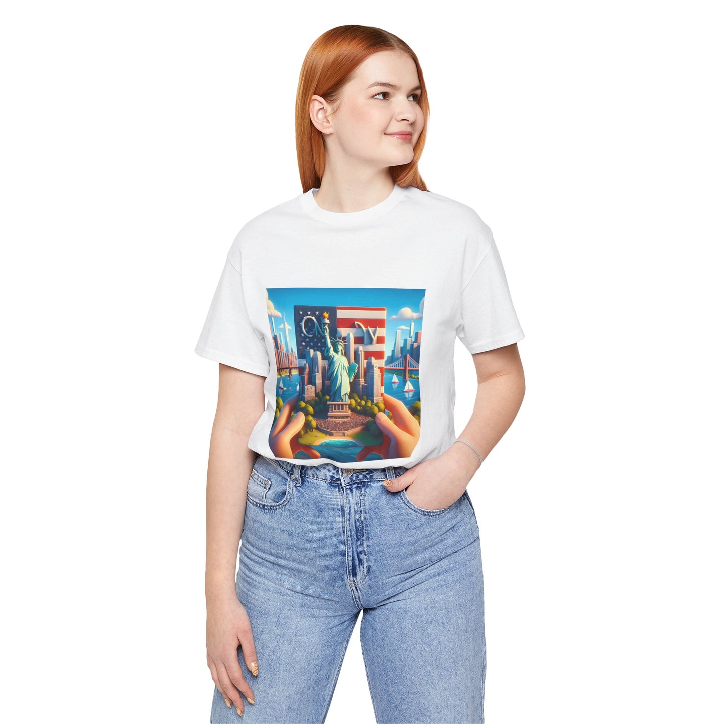 NY Disney Pixar Style Jersey Short Sleeve Tee