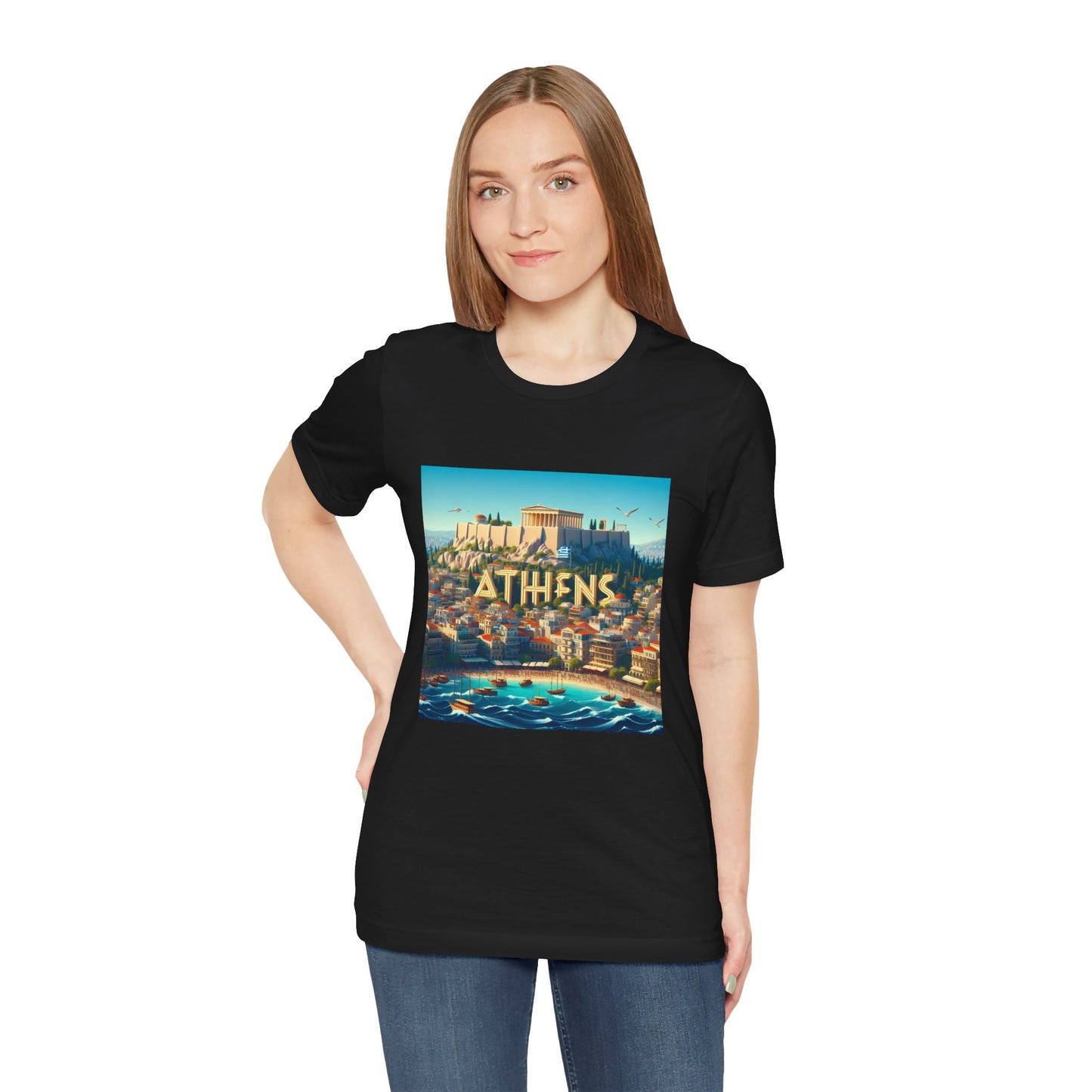 Athens Disney Pixar Style Jersey Short Sleeve Tee