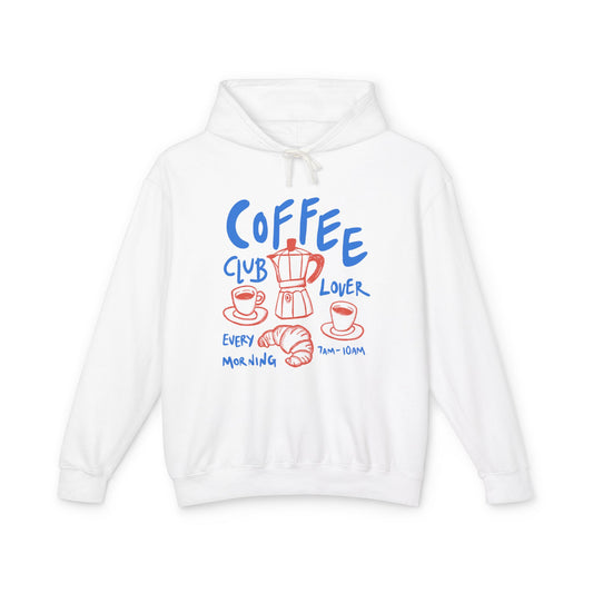 Coffee Lover Club Graphic Hoodie