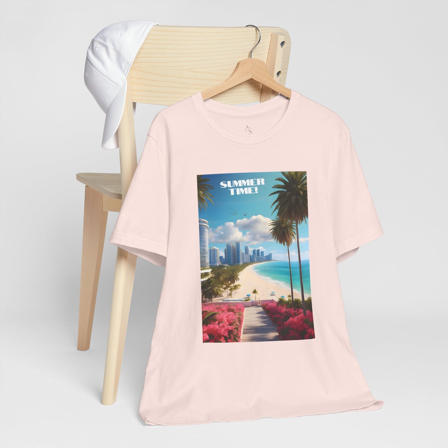 Summer Time Jersey Short Sleeve Tee