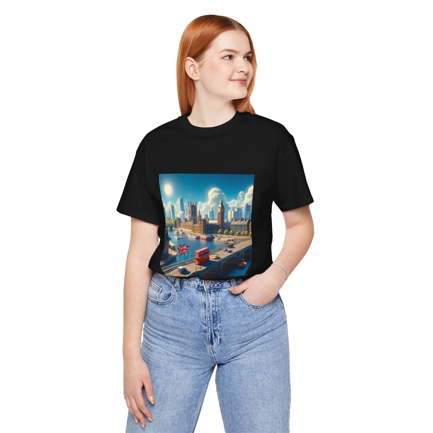 London Disney Pixar Style Jersey Short Sleeve Tee