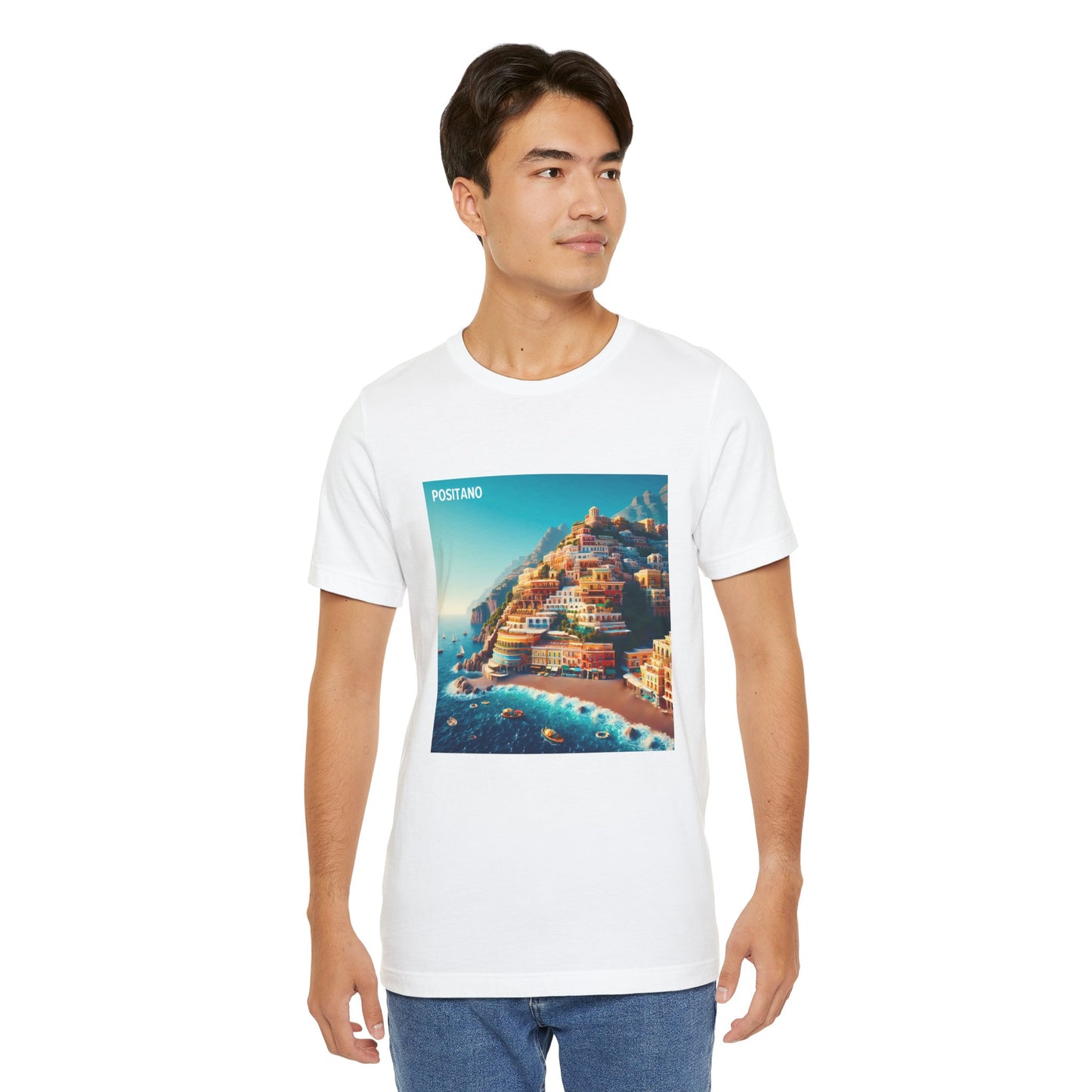 Positano Disney Pixar Style Jersey Short Sleeve Tee