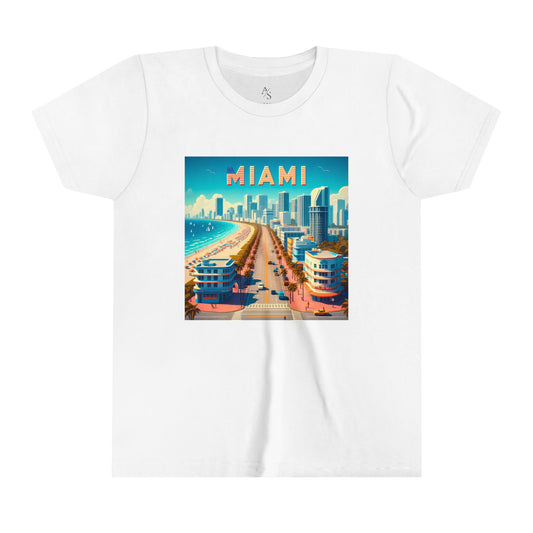 Miami Disney Pixar Style Youth Short Sleeve Tee