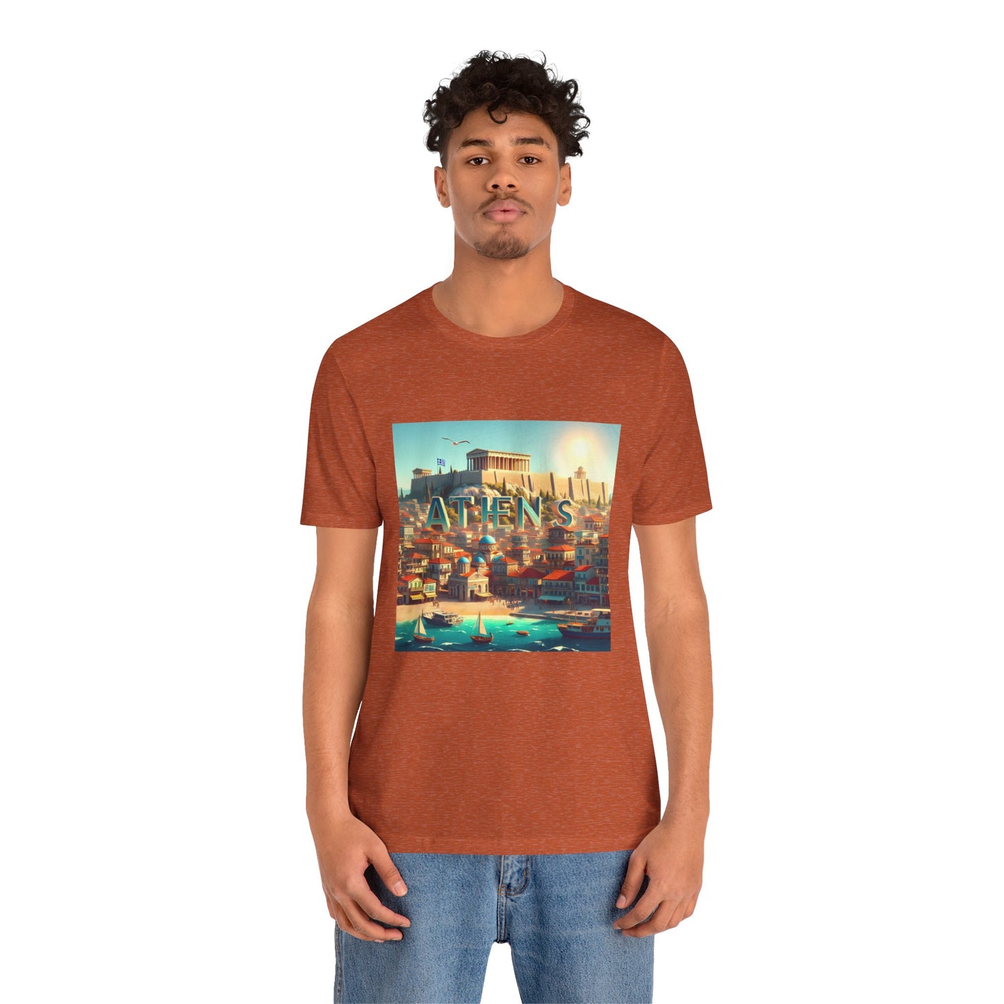 Athens Disney Pixar Style Jersey Short Sleeve Tee