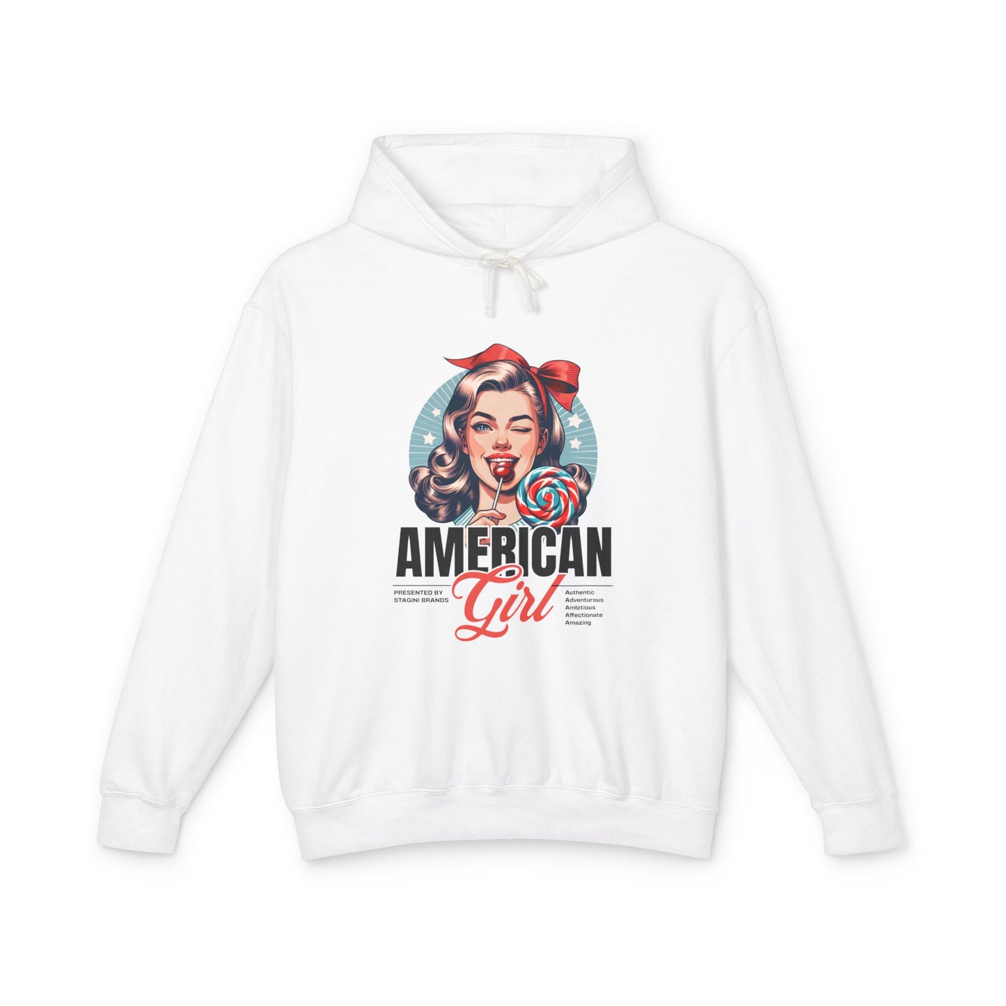 American Girl Retro Graphic Hoodie