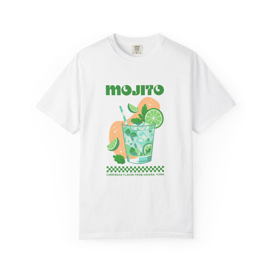 Mojito Coctail Retro Graphic T-Shirt