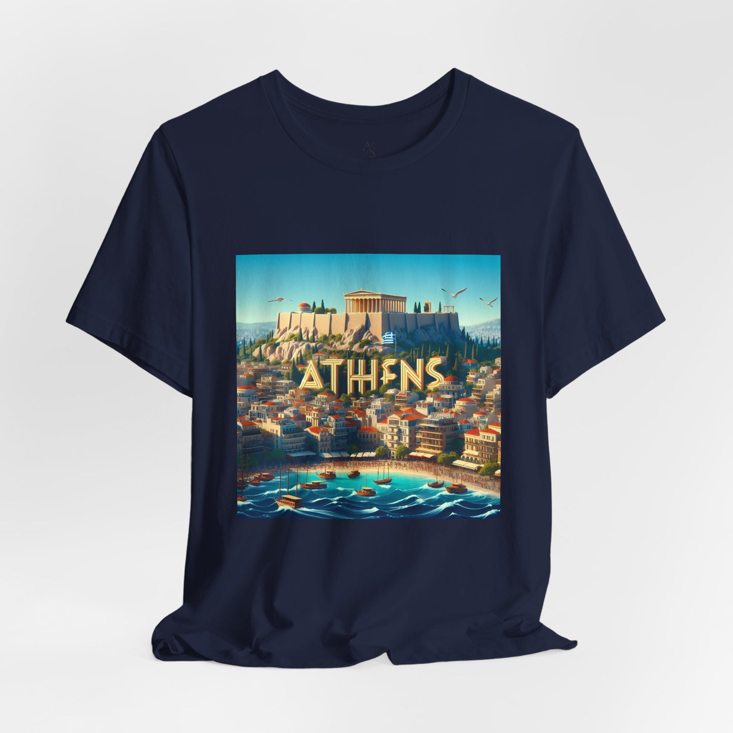 Athens Disney Pixar Style Jersey Short Sleeve Tee