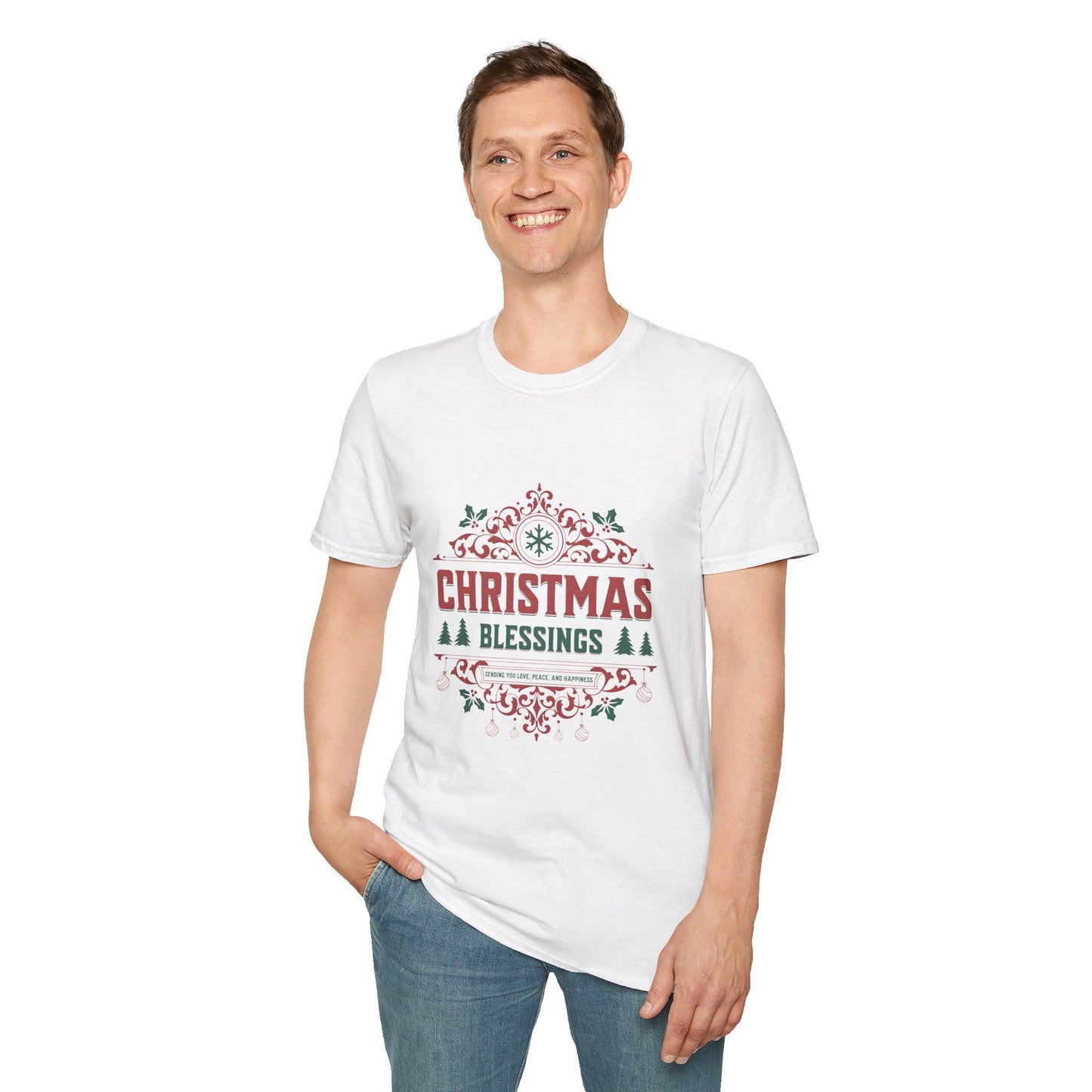 Christmas Blessings Softstyle T-Shirt