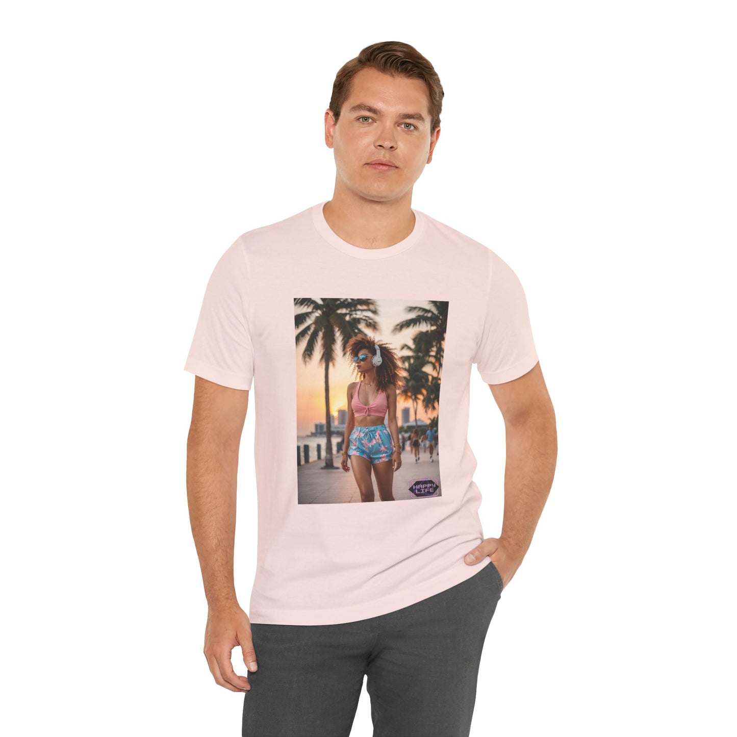 Chill Sunset Vibes Jersey Short Sleeve Tee