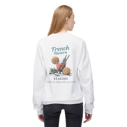 French Riviera Midweight Softstyle Fleece Crewneck Sweatshirt