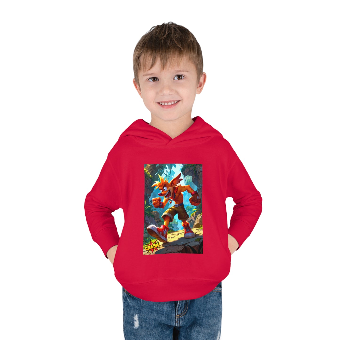 Crash Toddler Pullover Fleece Hoodie