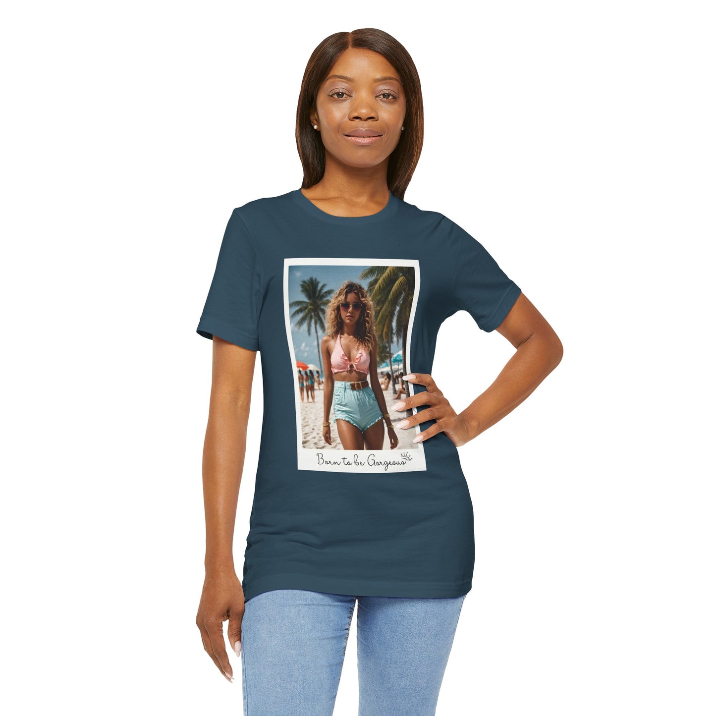 Born To Be Gorgeous Jersey Short Sleeve Tee