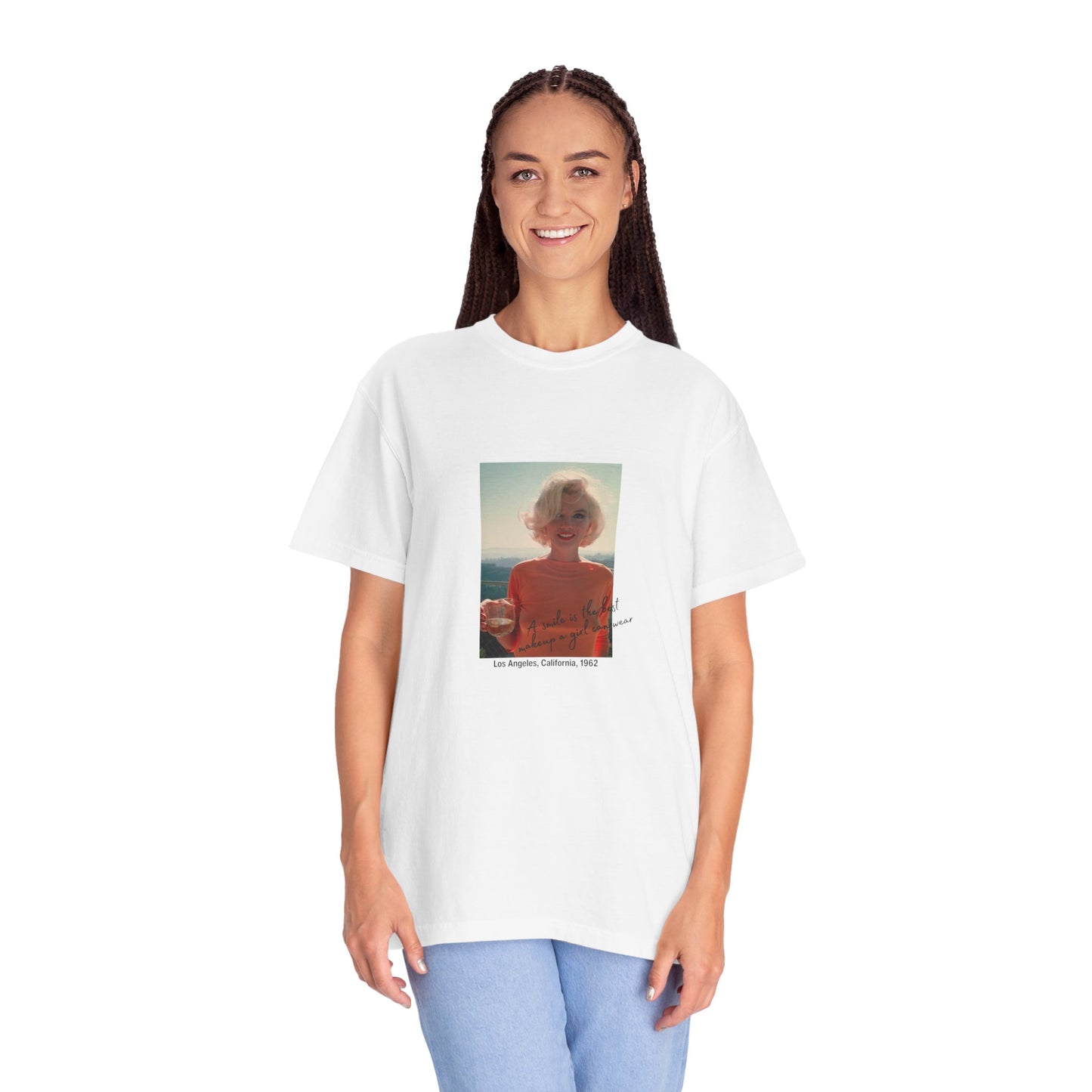 Marilyn Monroe 1960s LA California Photo Graphic T-Shirt