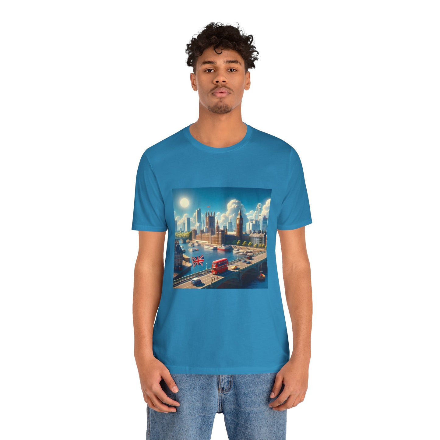 London Disney Pixar Style Jersey Short Sleeve Tee