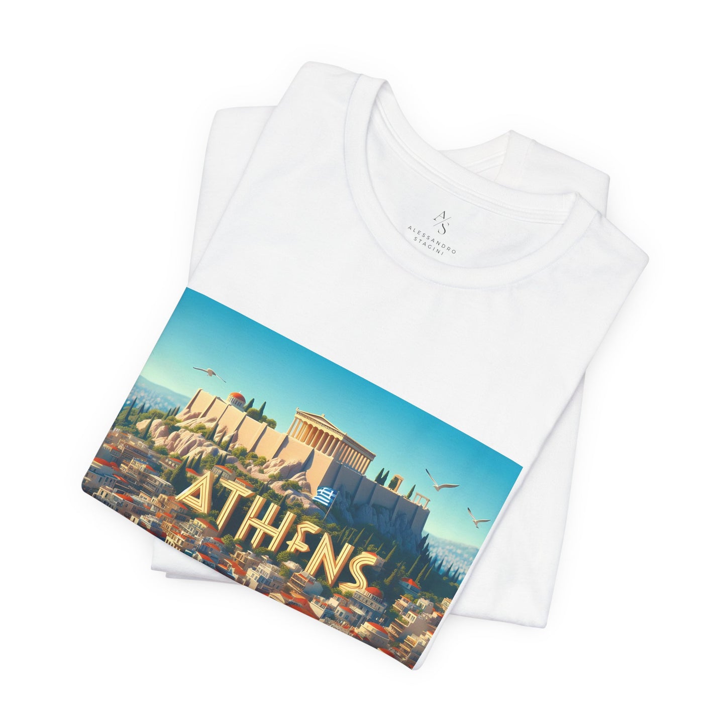 Athens Disney Pixar Style Jersey Short Sleeve Tee