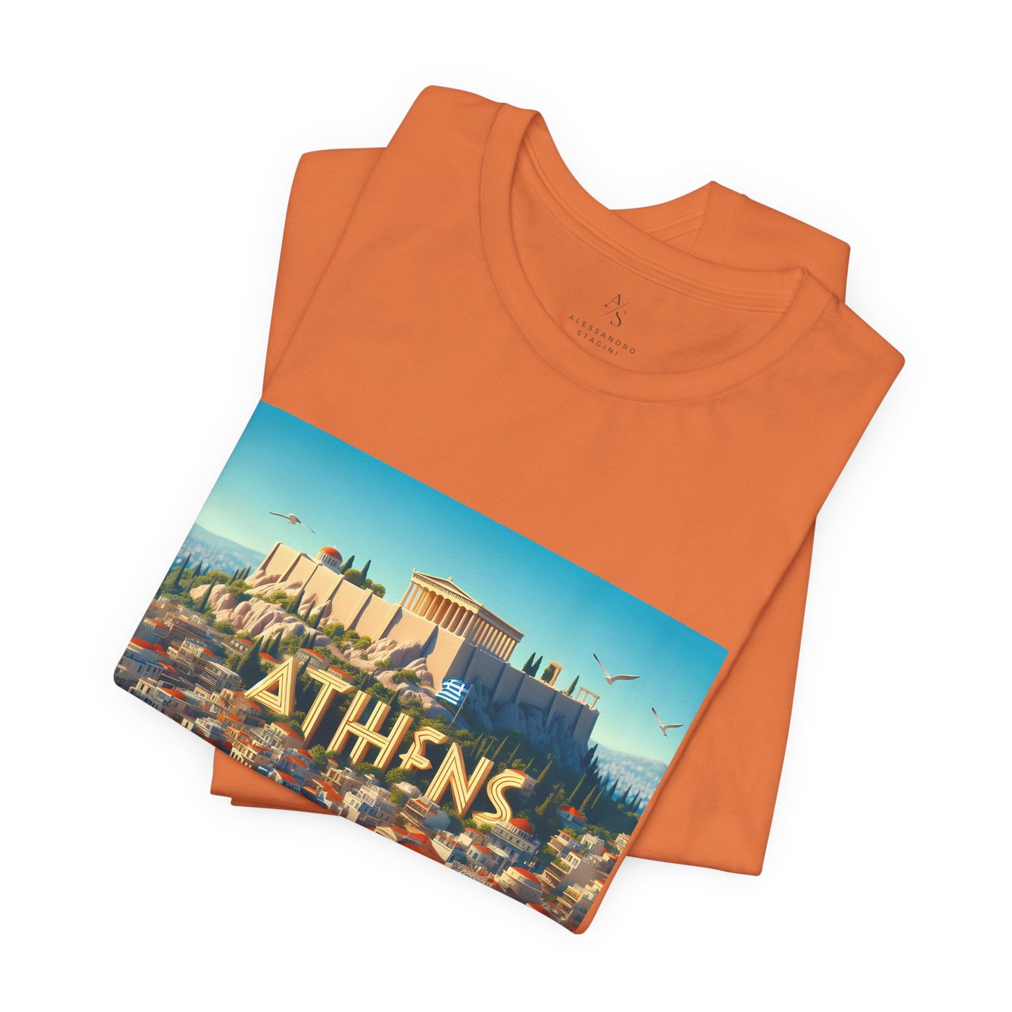 Athens Disney Pixar Style Jersey Short Sleeve Tee