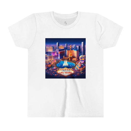 Las Vegas Disney Pixar Style Youth Short Sleeve Tee