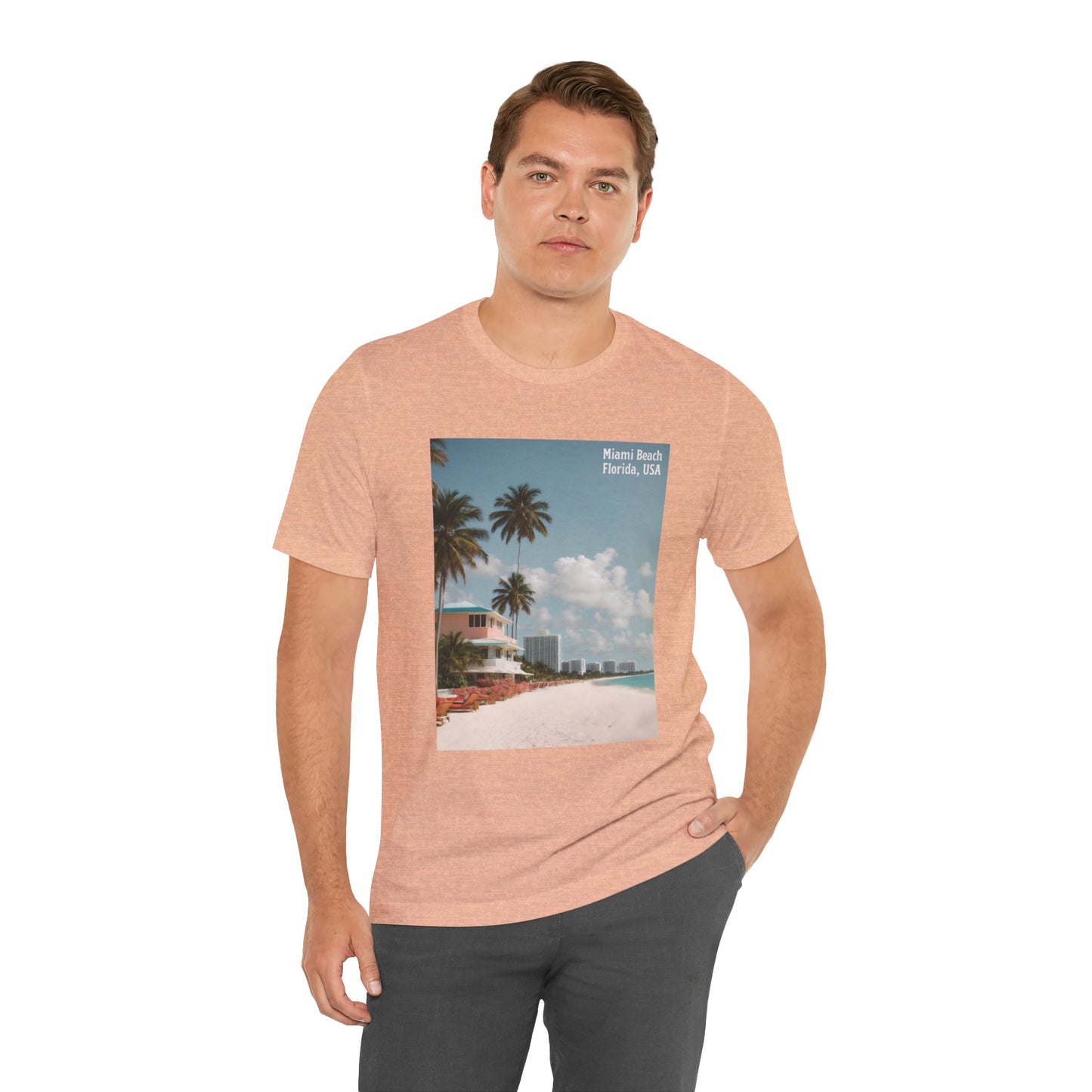 Miami Beach Jersey Short Sleeve Tee