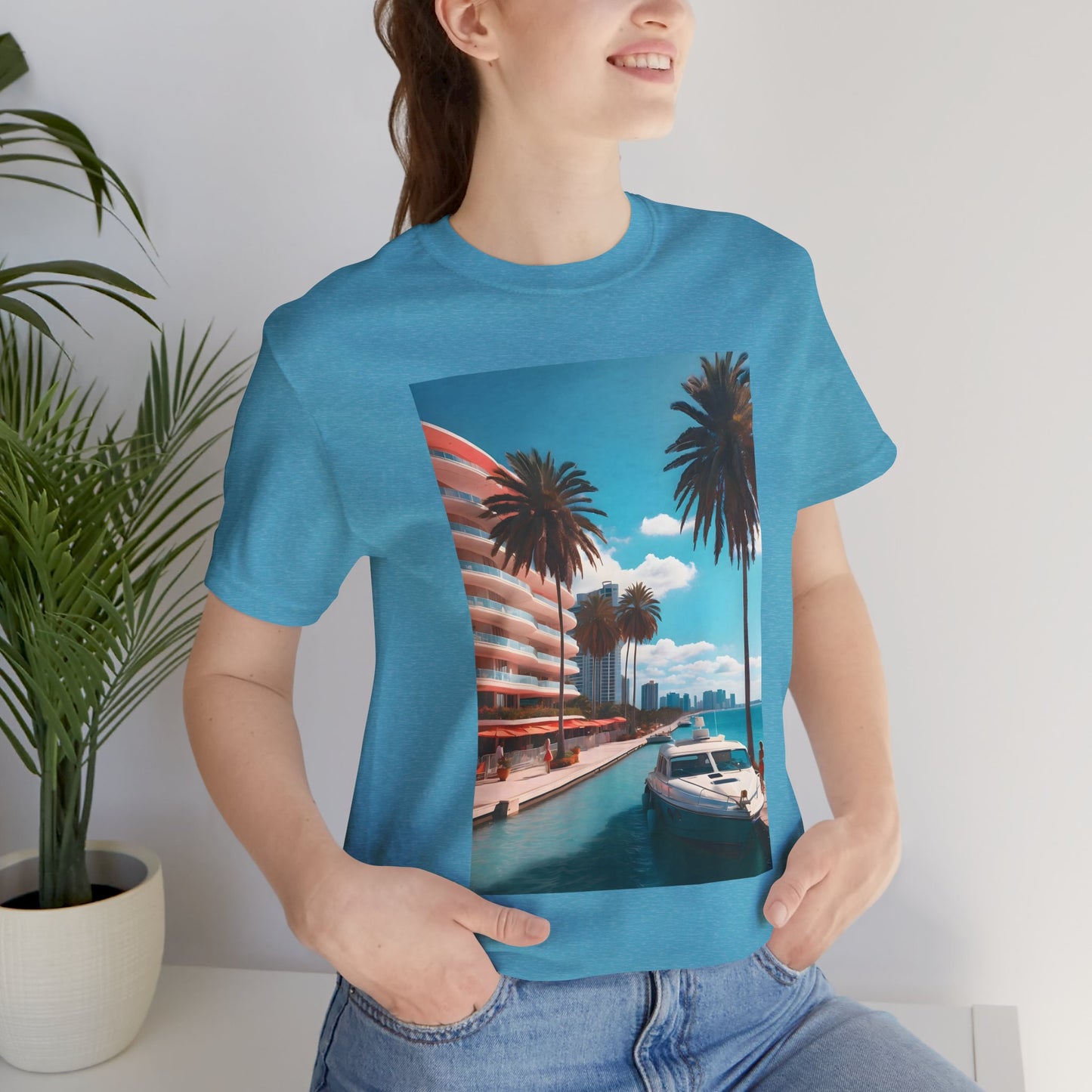 Marina Beach Jersey Short Sleeve Tee