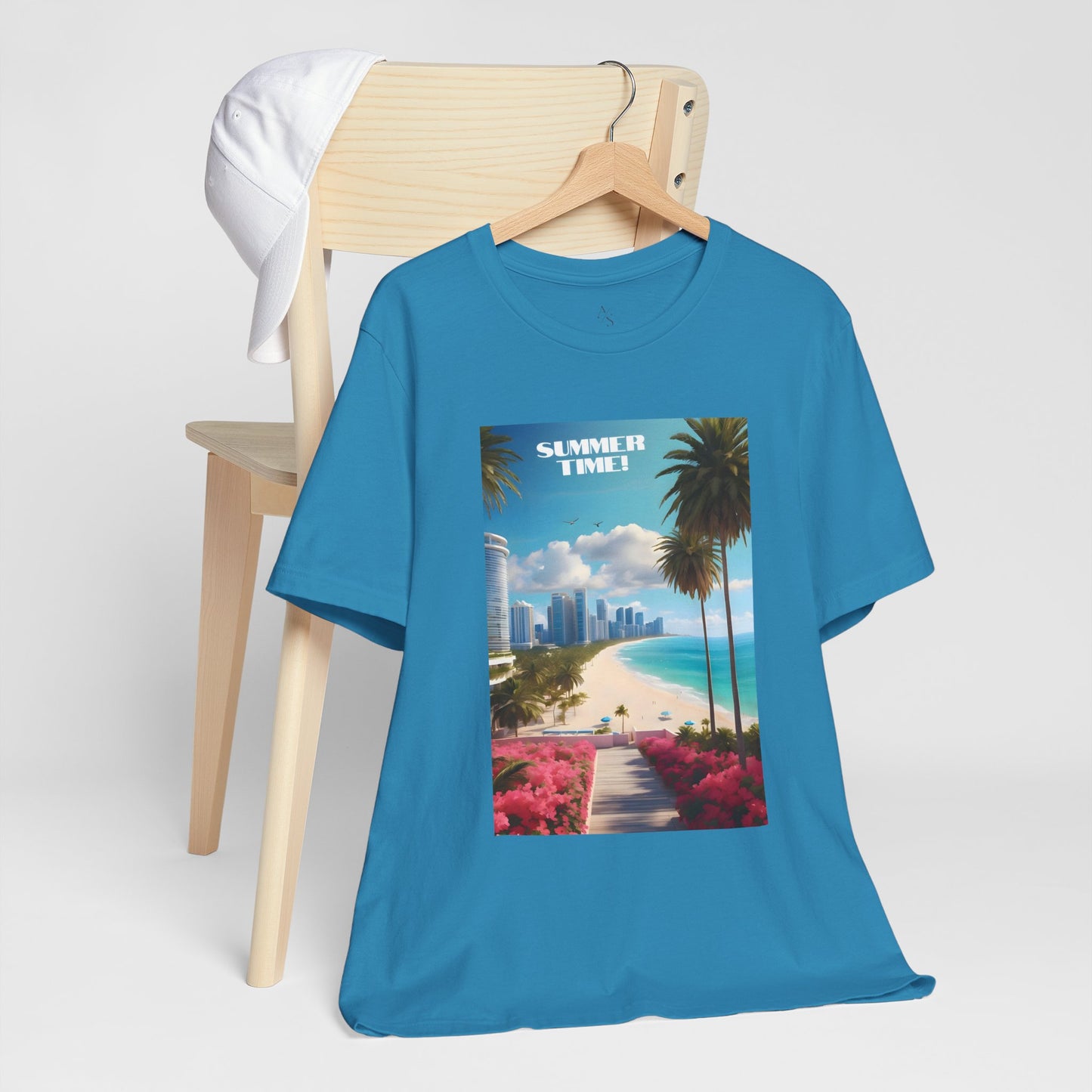 Summer Time Jersey Short Sleeve Tee