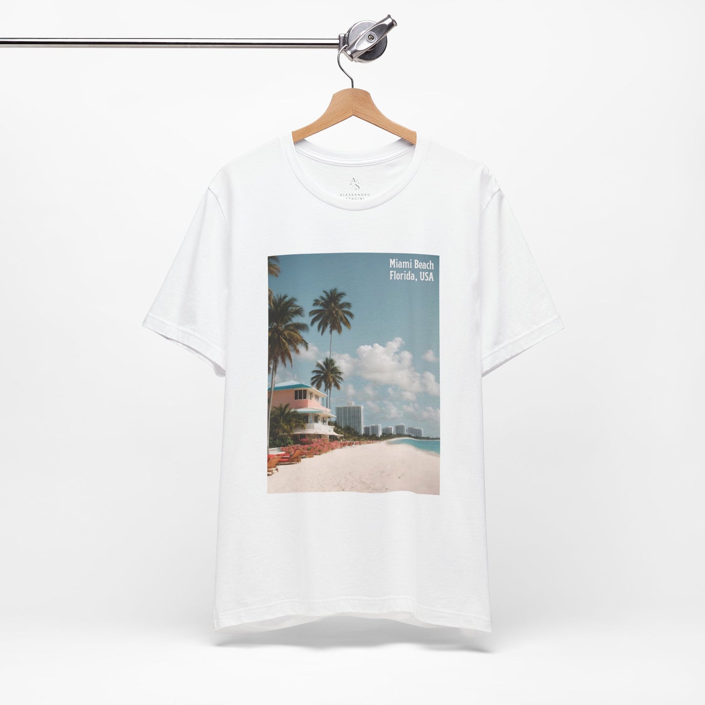 Miami Beach Jersey Short Sleeve Tee