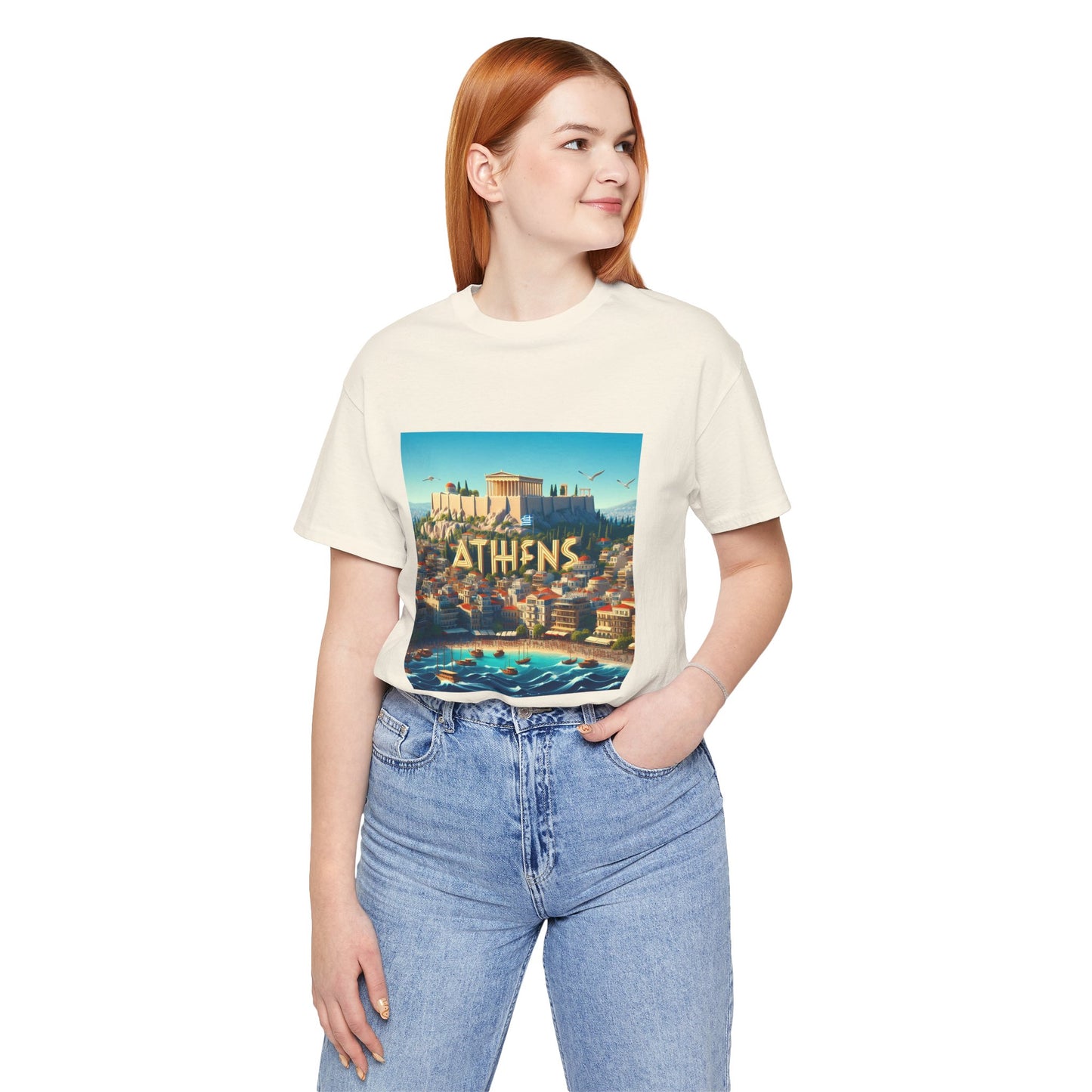 Athens Disney Pixar Style Jersey Short Sleeve Tee