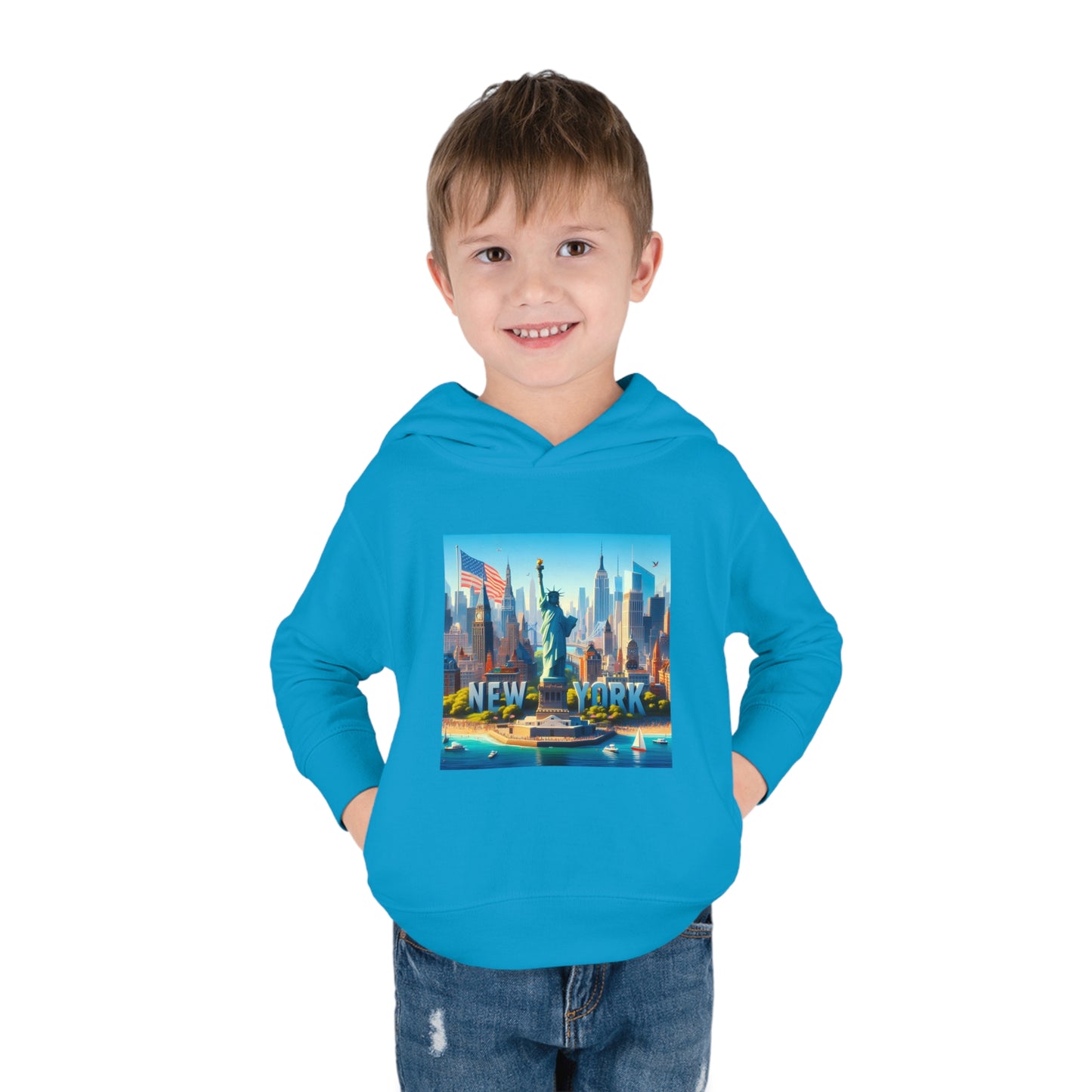 NY Disney Pixar Style Toddler Pullover Fleece Hoodie