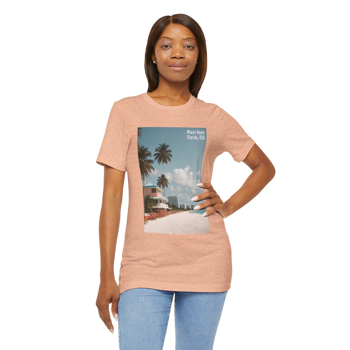 Miami Beach Jersey Short Sleeve Tee