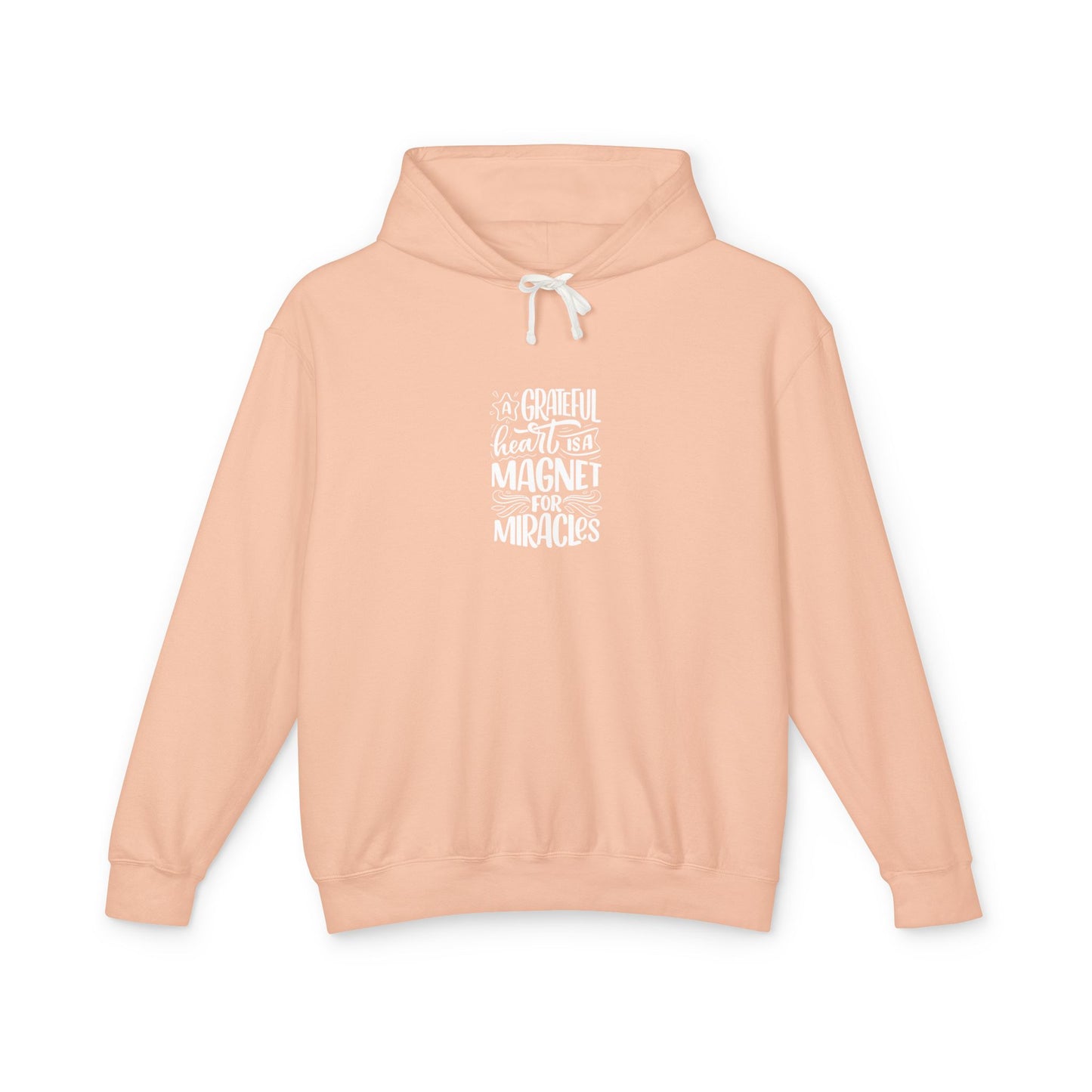 Peace Of Mind And Soul Lightweight Hooded Sweatshirt