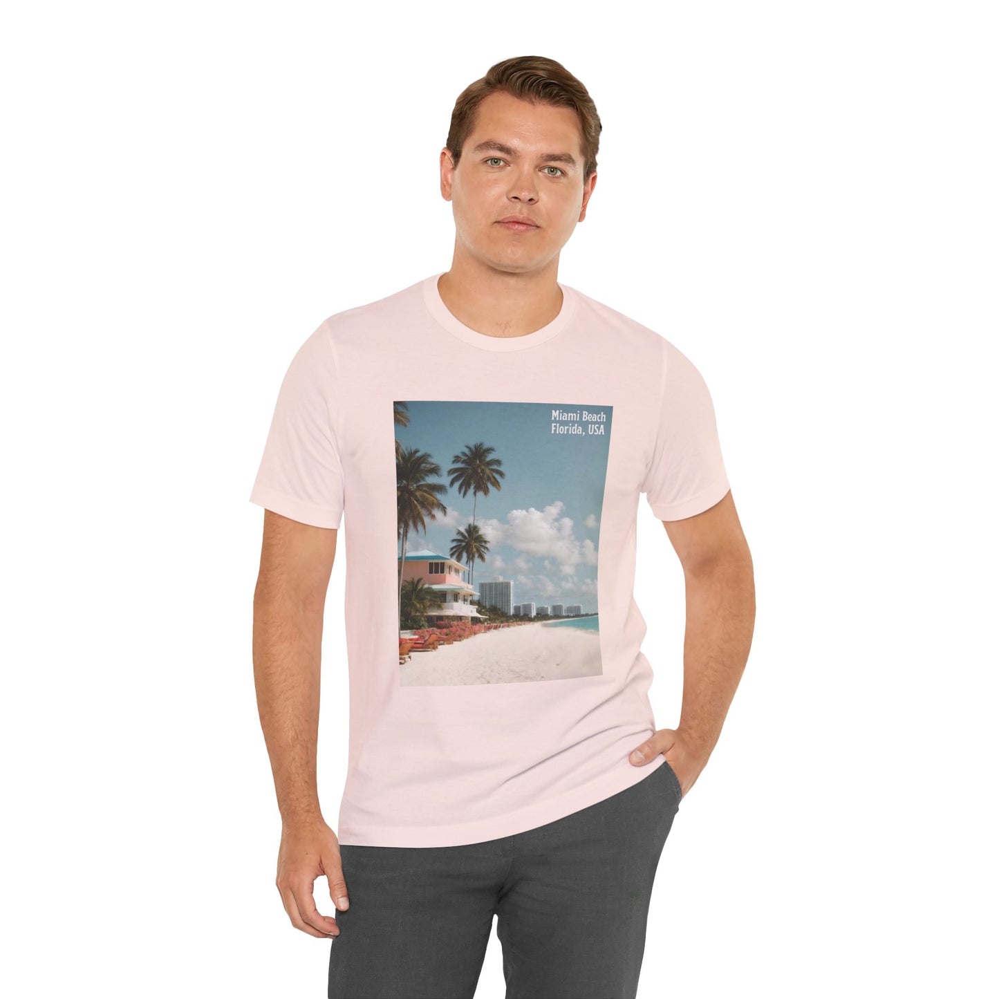 Miami Beach Jersey Short Sleeve Tee