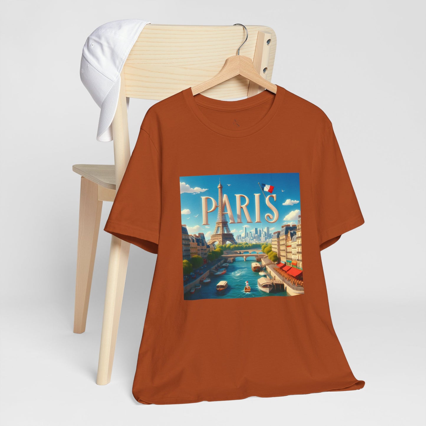 Paris Disney Pixar Style Jersey Short Sleeve Tee