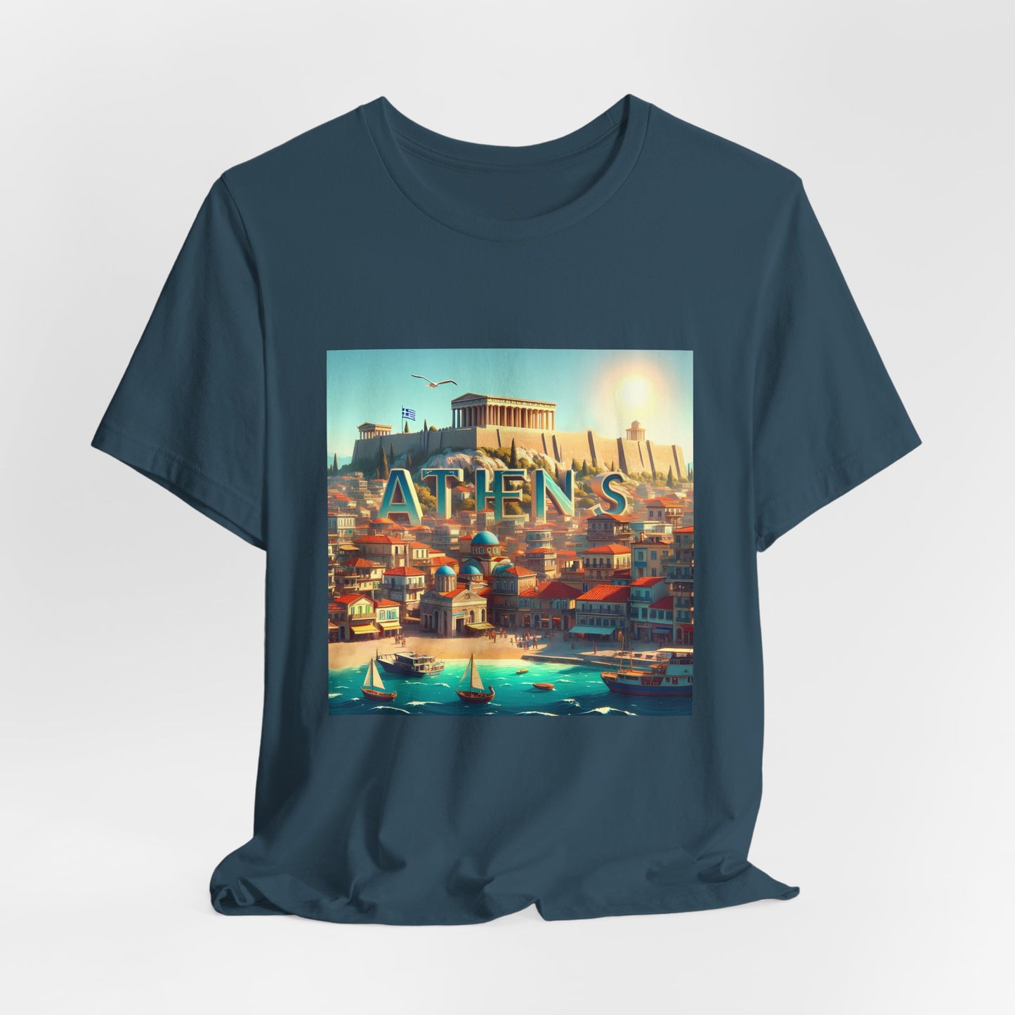 Athens Disney Pixar Style Jersey Short Sleeve Tee