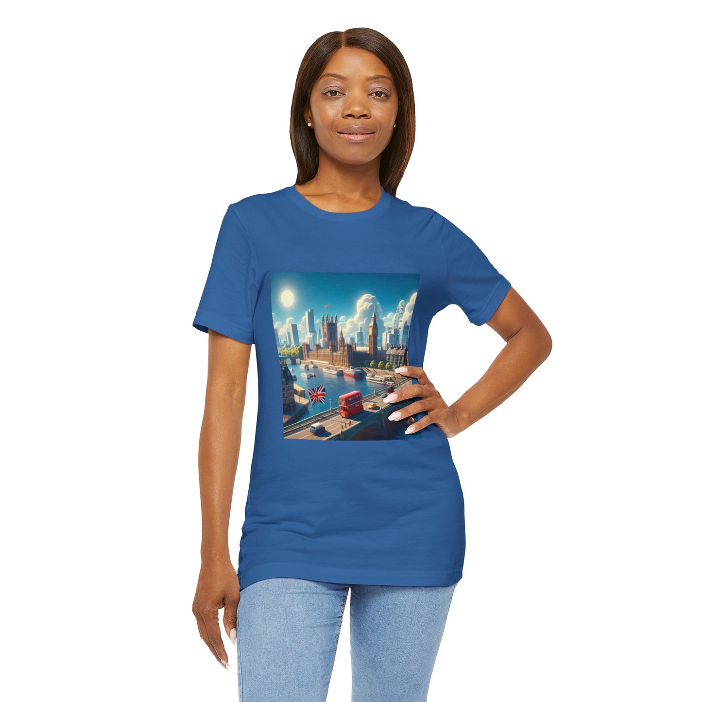 London Disney Pixar Style Jersey Short Sleeve Tee