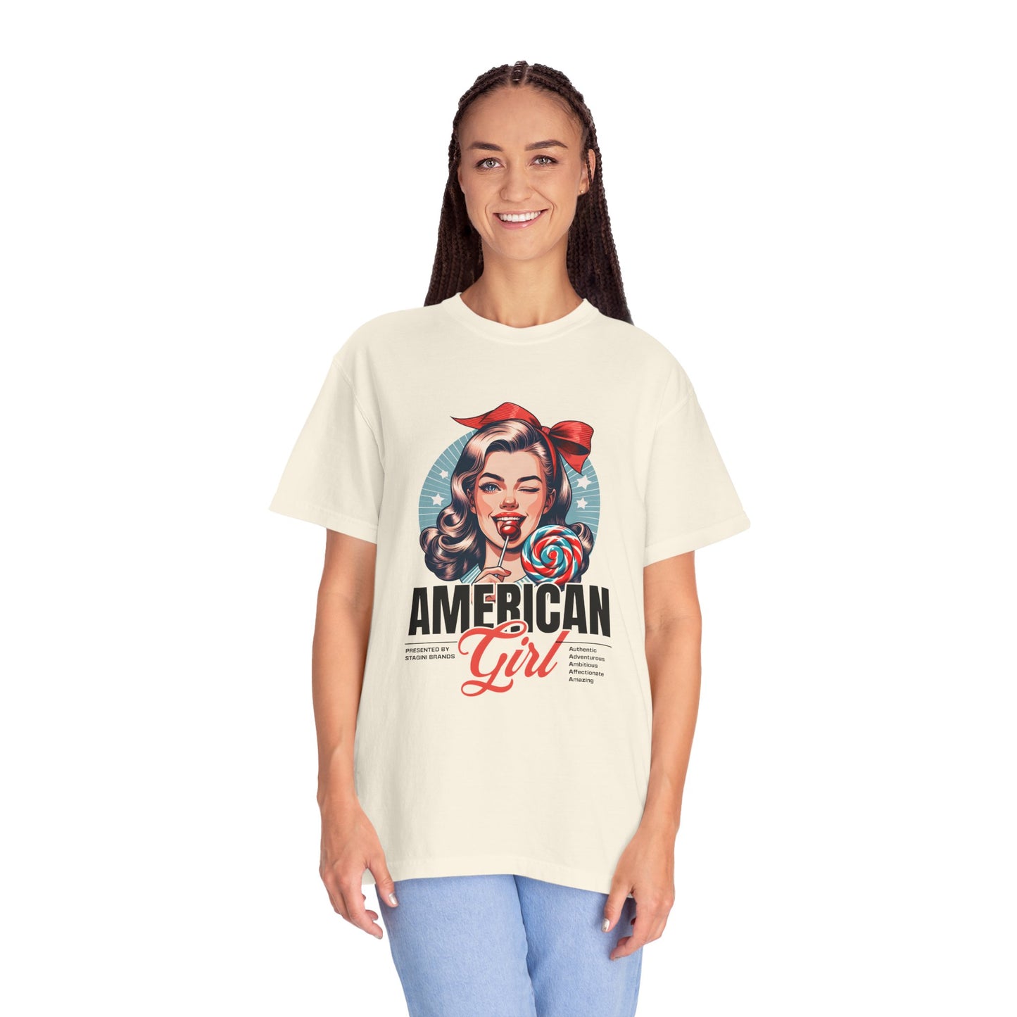 American Girl 1950s Retro Graphic T-Shirt