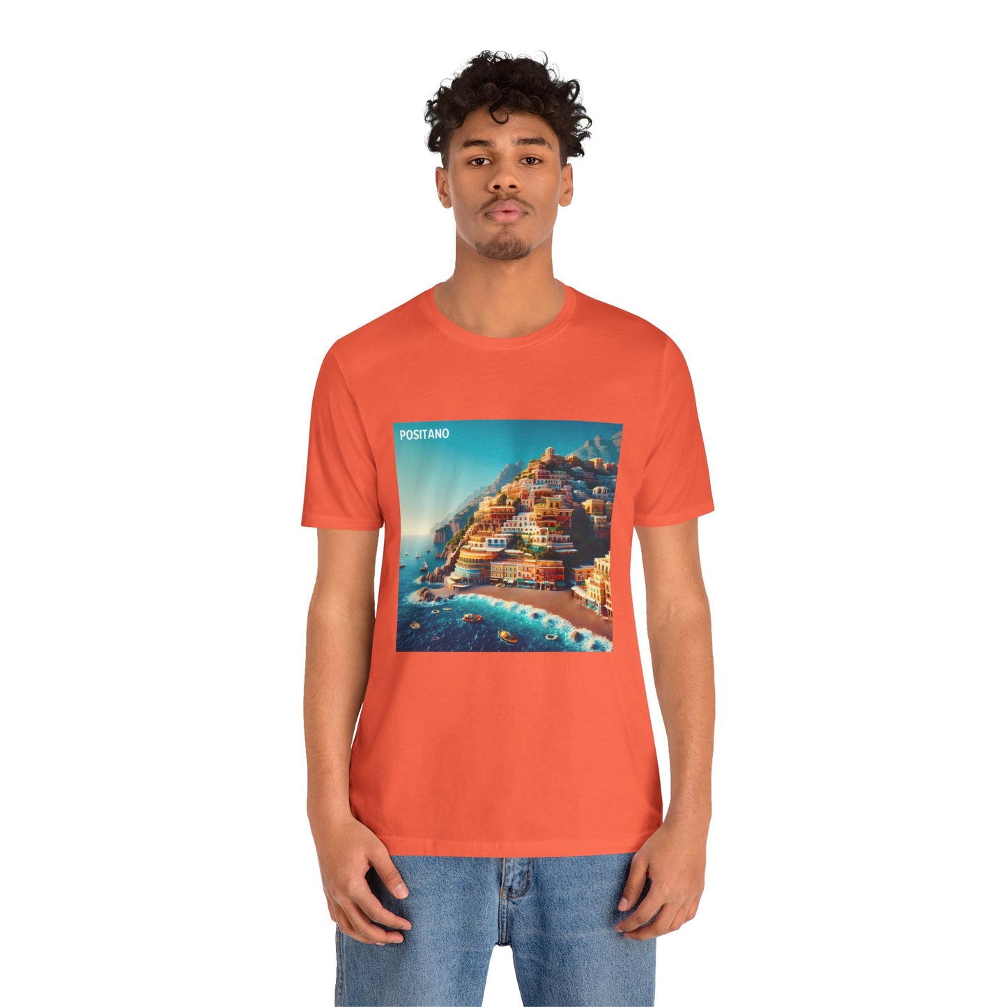 Positano Disney Pixar Style Jersey Short Sleeve Tee