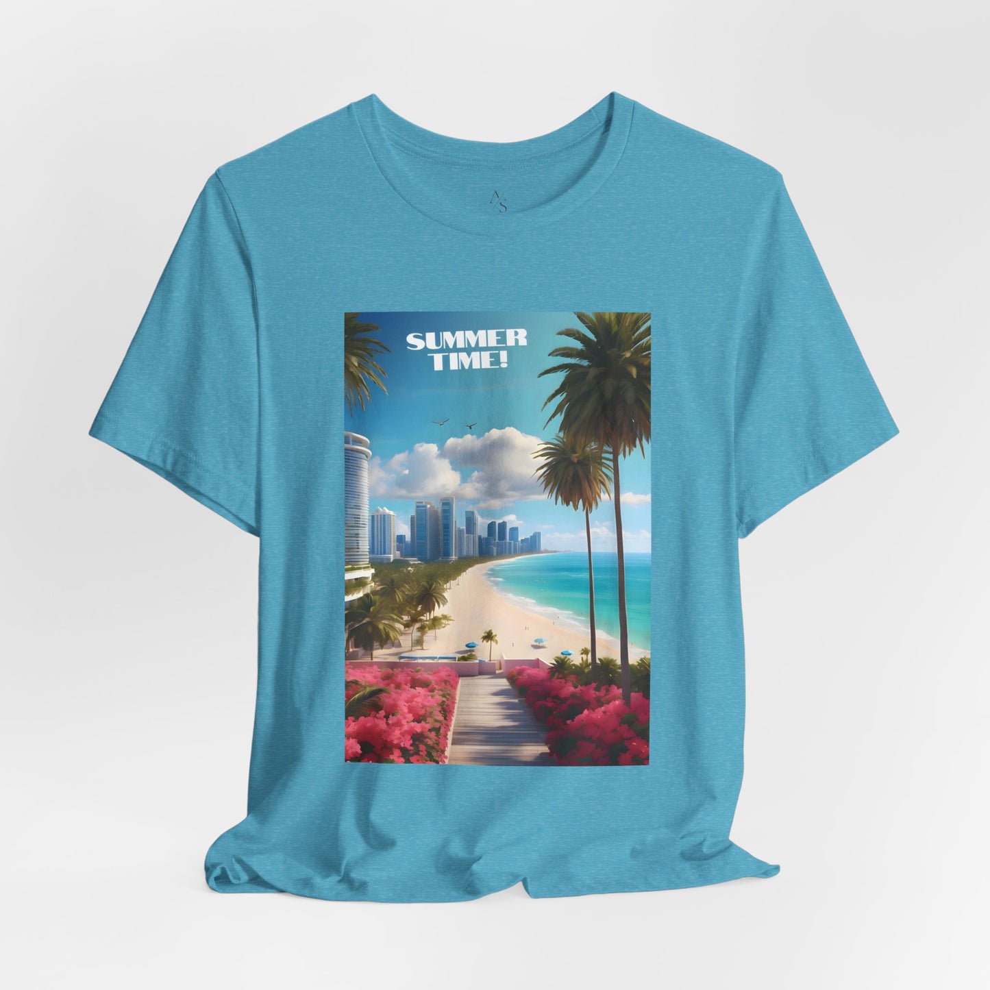 Summer Time Jersey Short Sleeve Tee