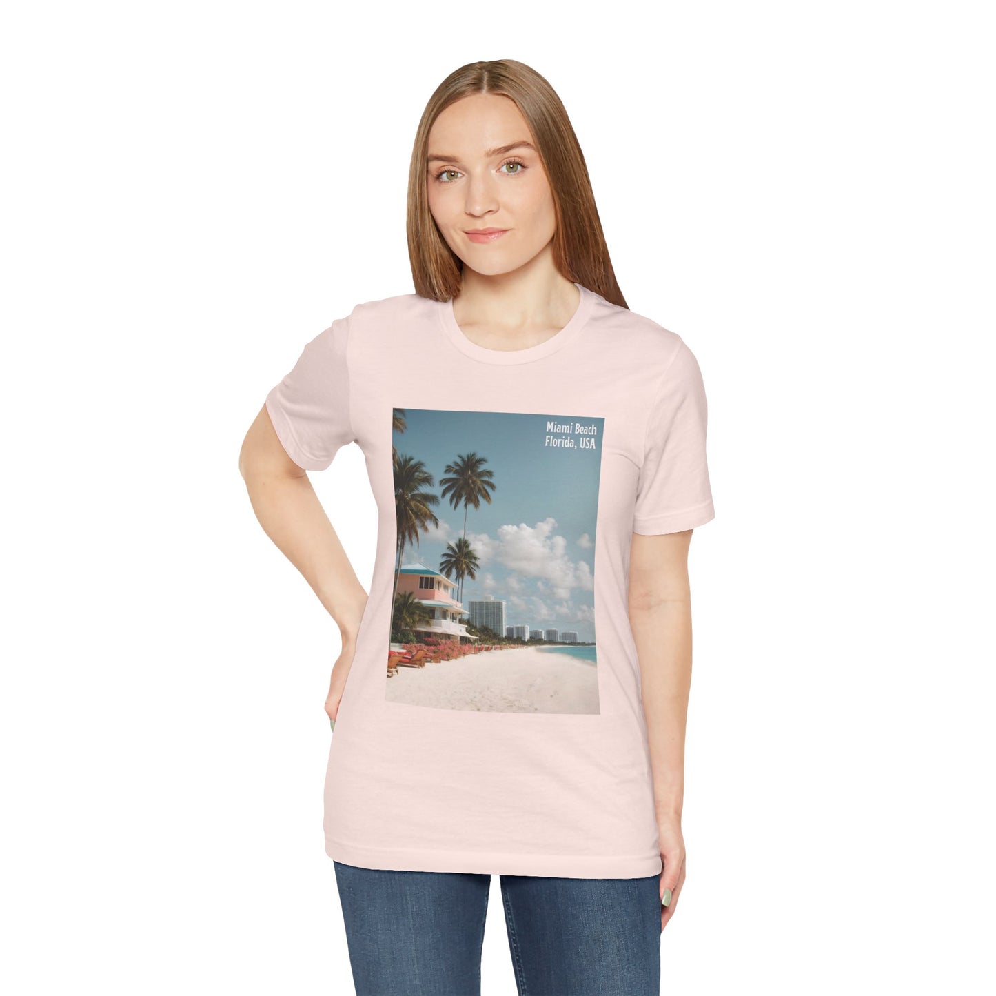 Miami Beach Jersey Short Sleeve Tee