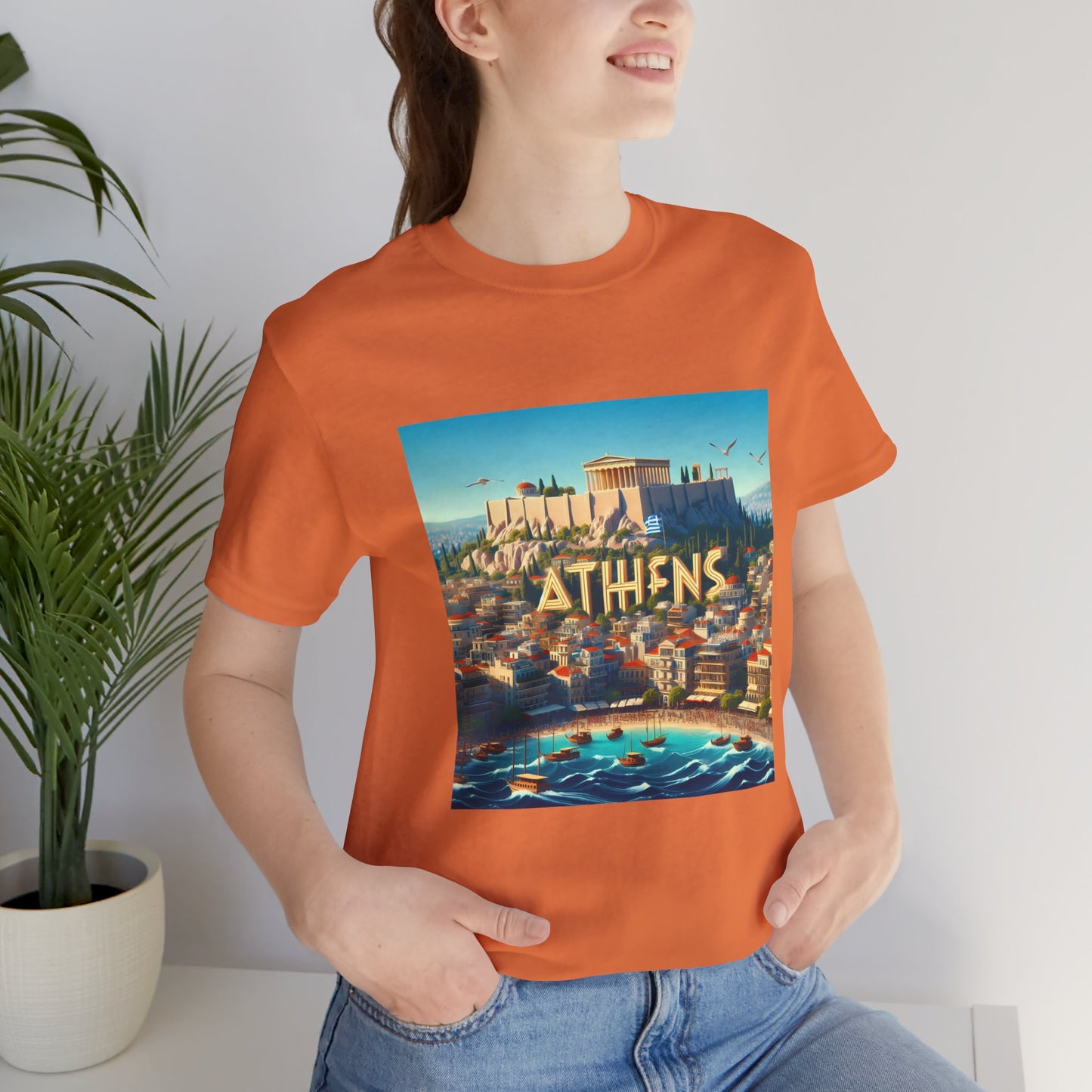 Athens Disney Pixar Style Jersey Short Sleeve Tee