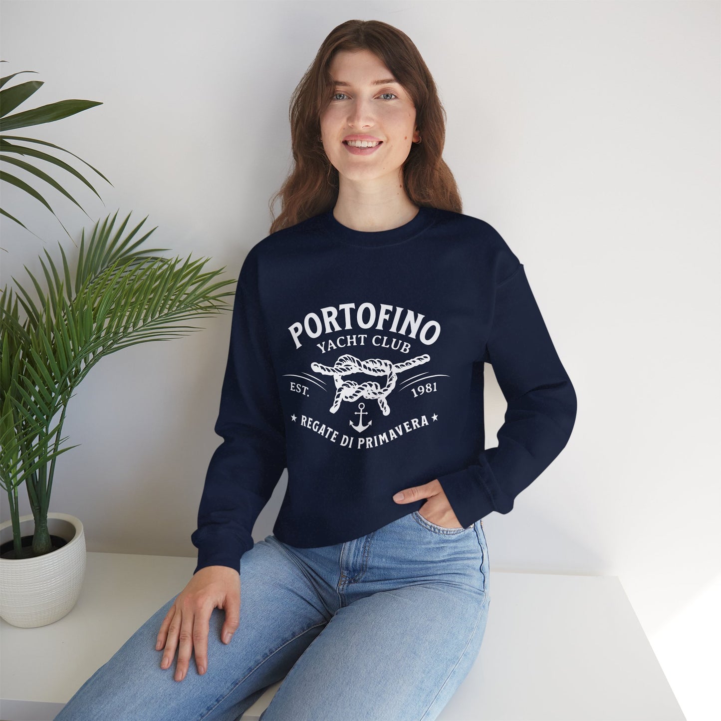 Portofino Yacht Club Graphic Sweatshirt