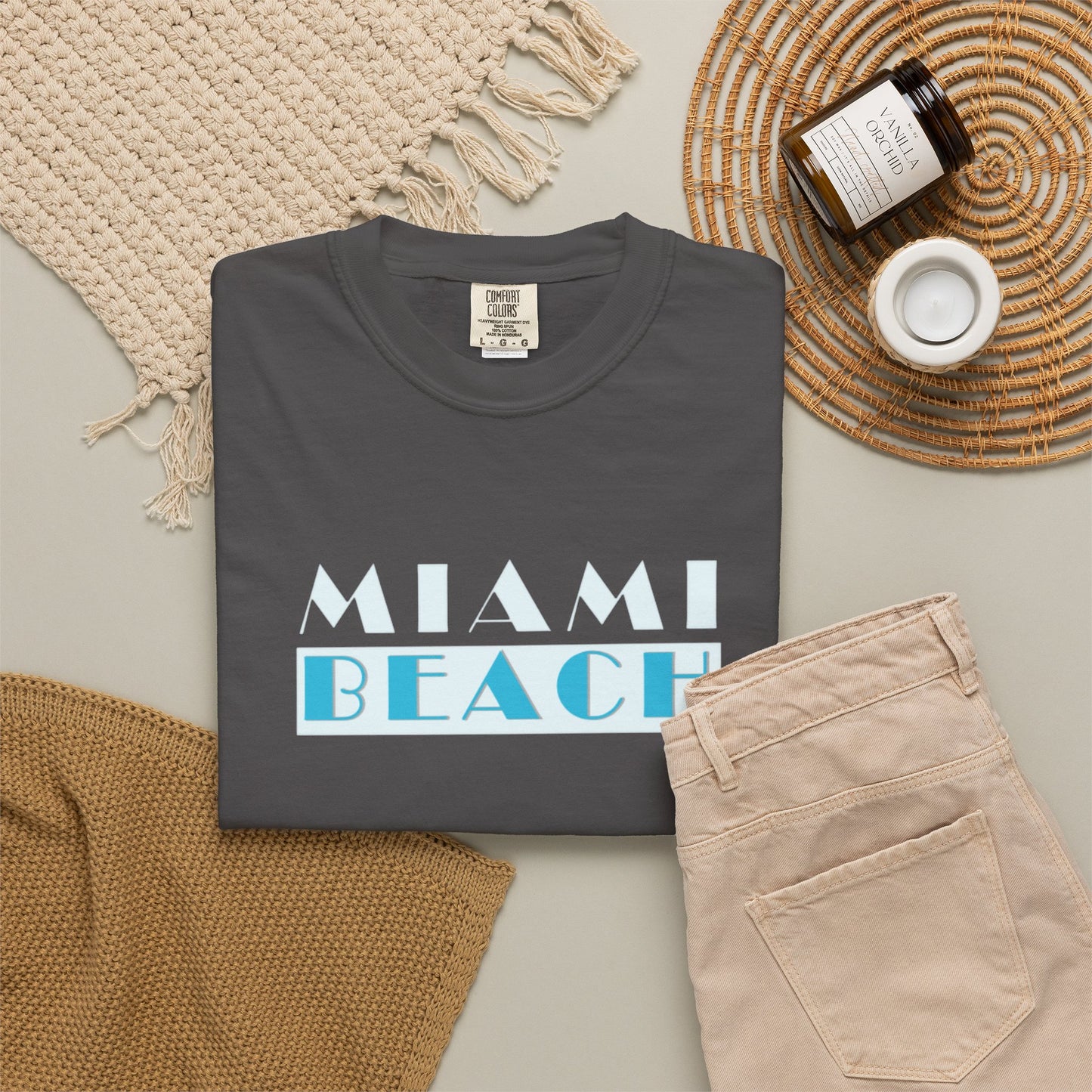Miami Beach Retro Graphic T-Shirt