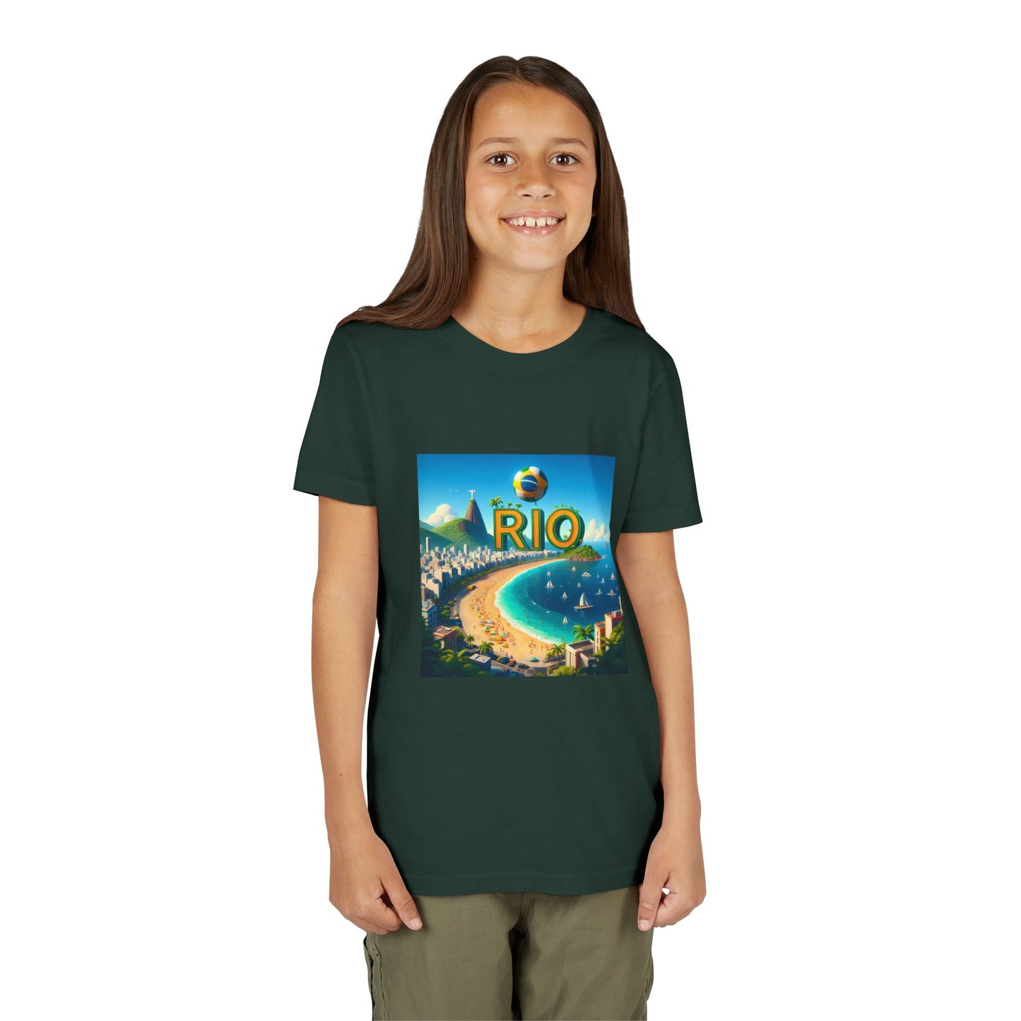 Rio Copacabana Disney Pixar Style Youth T-shirt